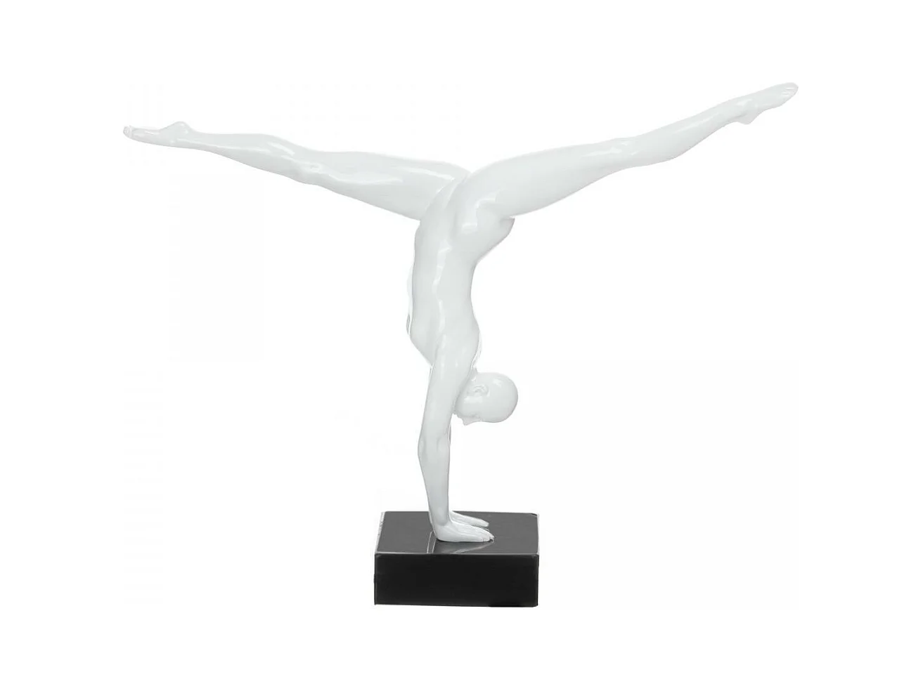 Statue fait à la main en résine HOM 64x15x51 blanc