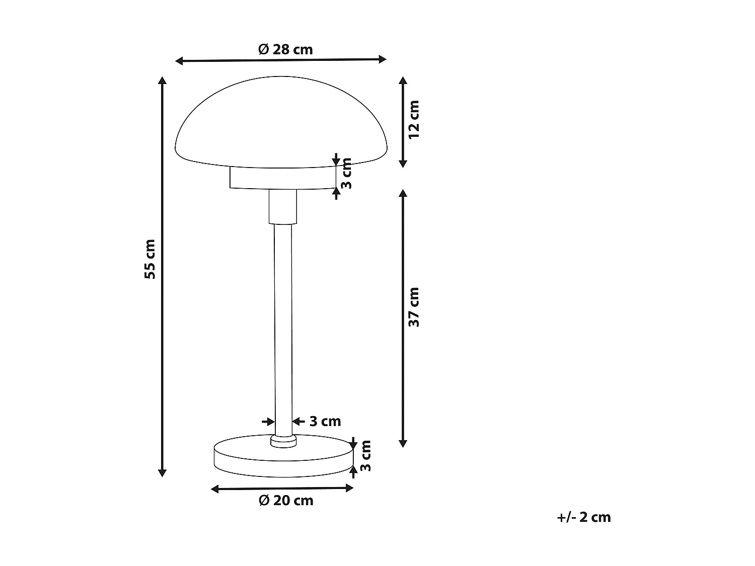Lampe à poser MINIJA Métal Noir