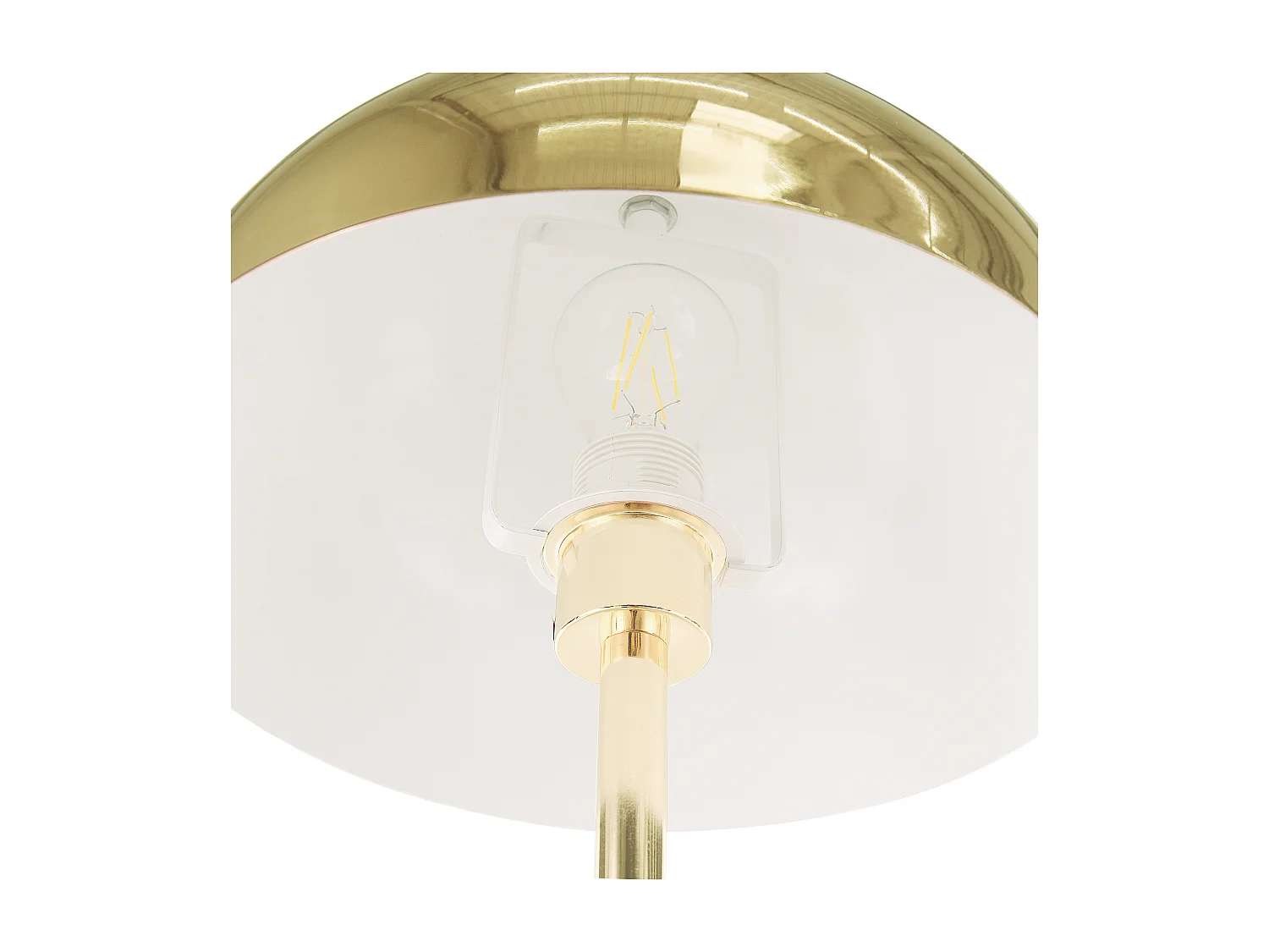 Moderne Tischleuchte Metall gold Höhe: 64 cm Macasia