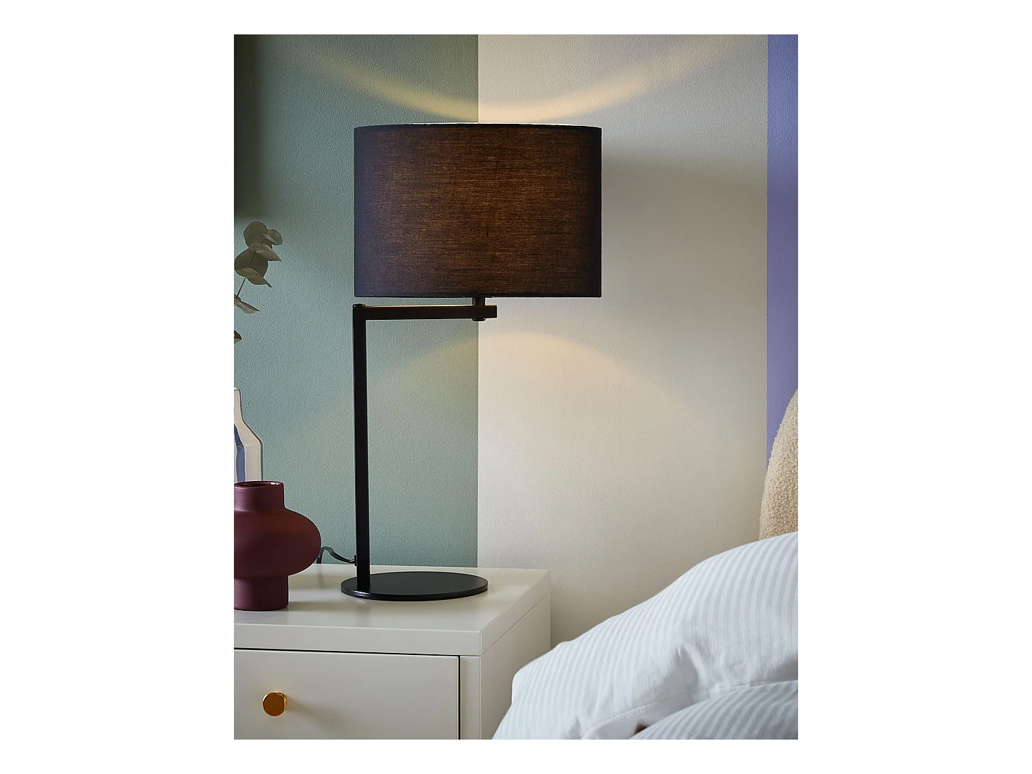 Lampe à poser BALDWIN Métal Noir