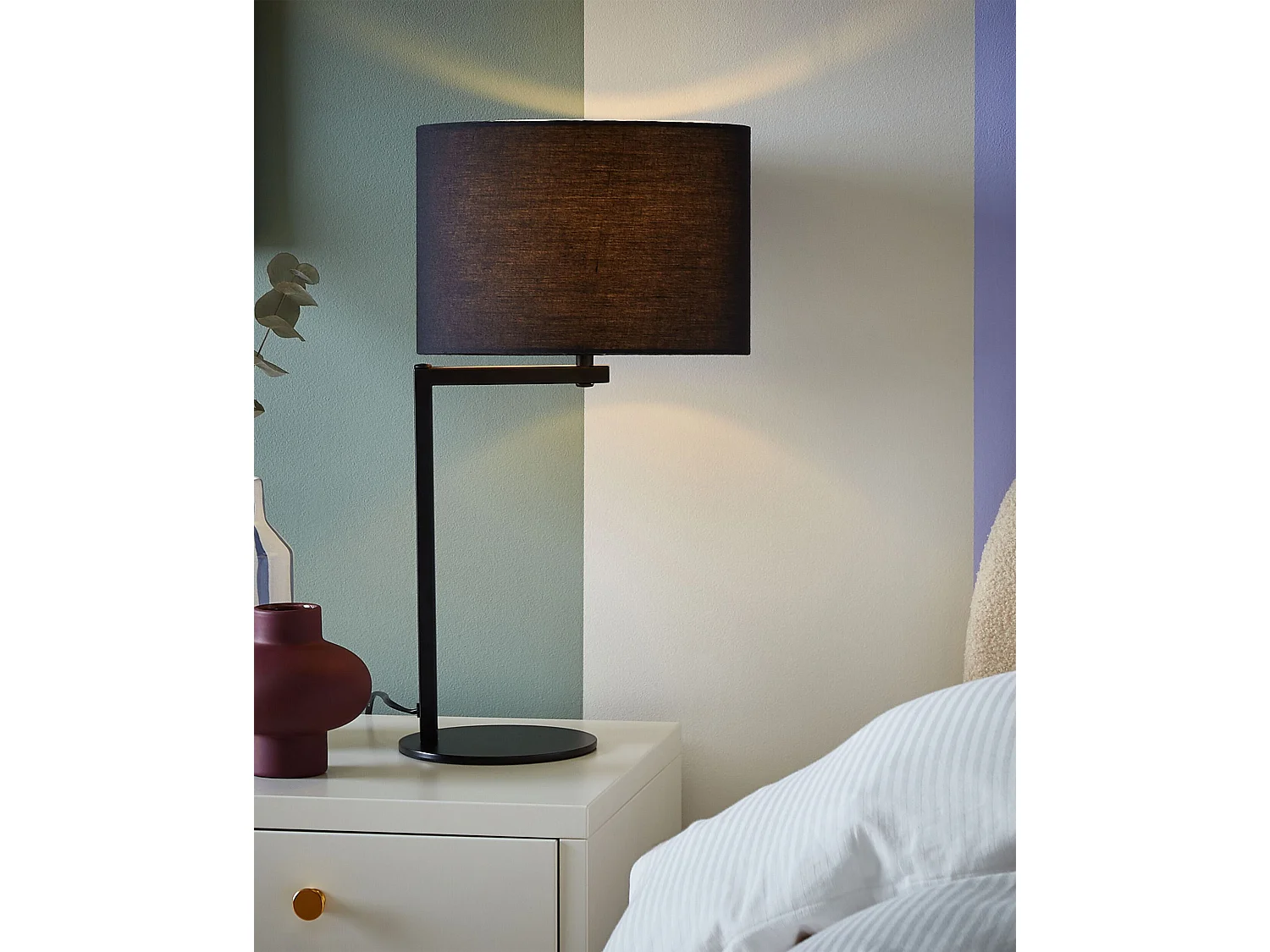 Lampe à poser BALDWIN Métal Noir