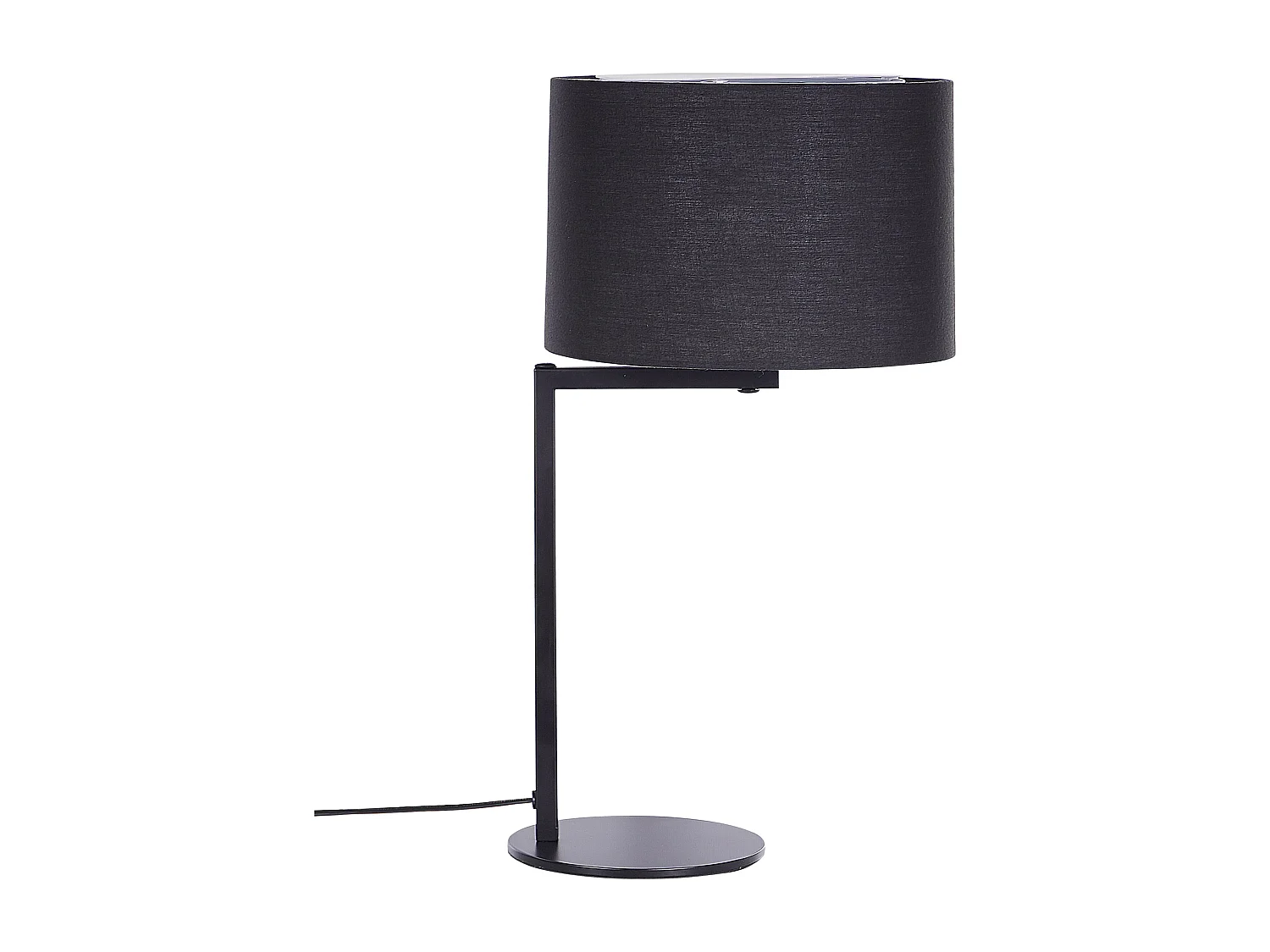 Lampada da tavolo BALDWIN Metallo Nero