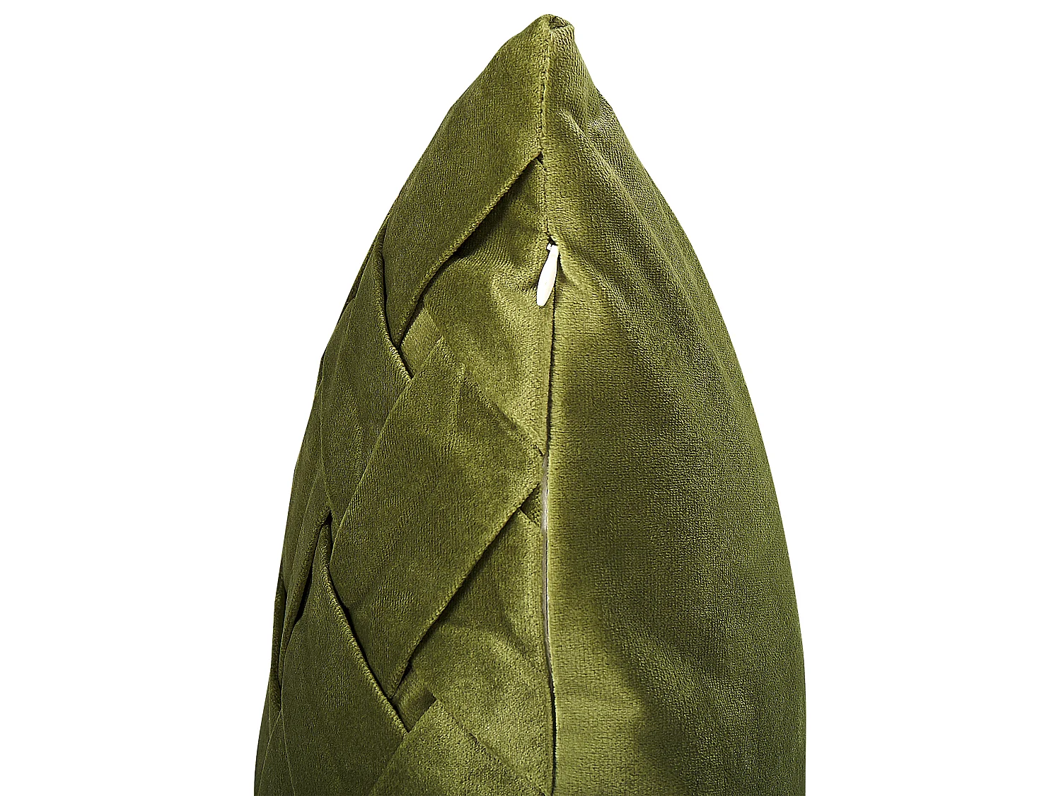 Set di 2 cuscini NARCISSUS Velluto 43 x 43 cm Verde Trama geometrica