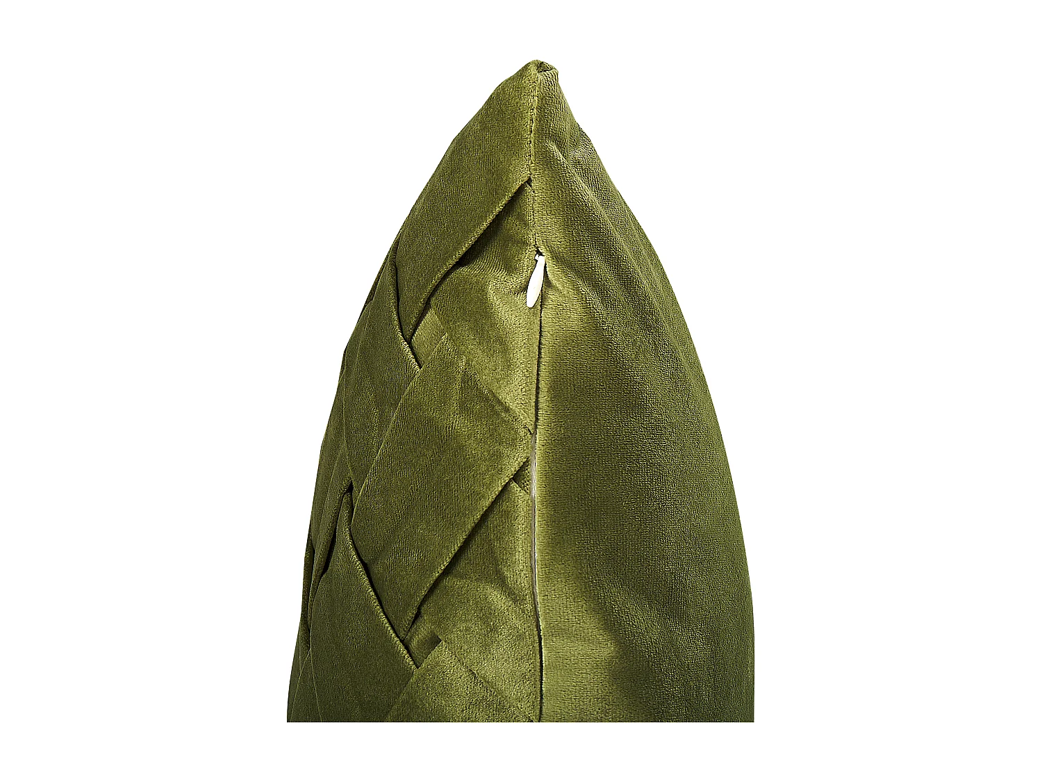 Set di 2 cuscini NARCISSUS Velluto 43 x 43 cm Verde Trama geometrica