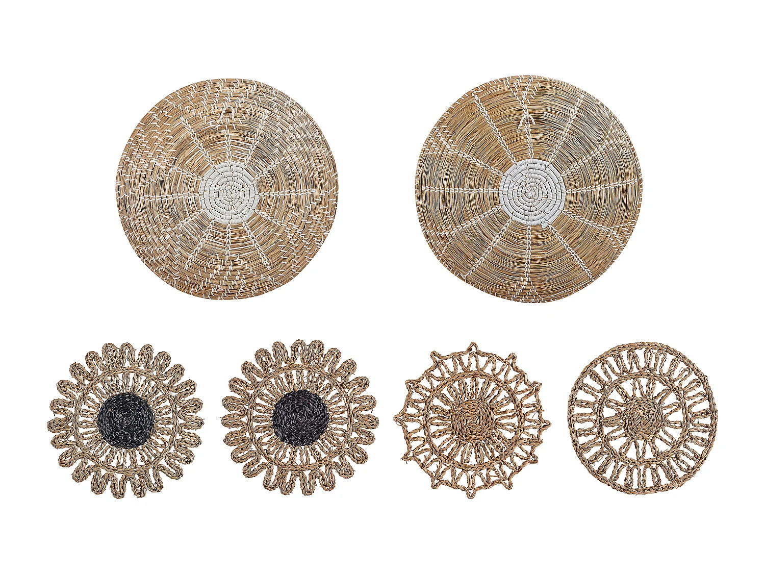 Set van hangende decoraties PINTANO Zeewier 50/35/36 cm Natuurlijk