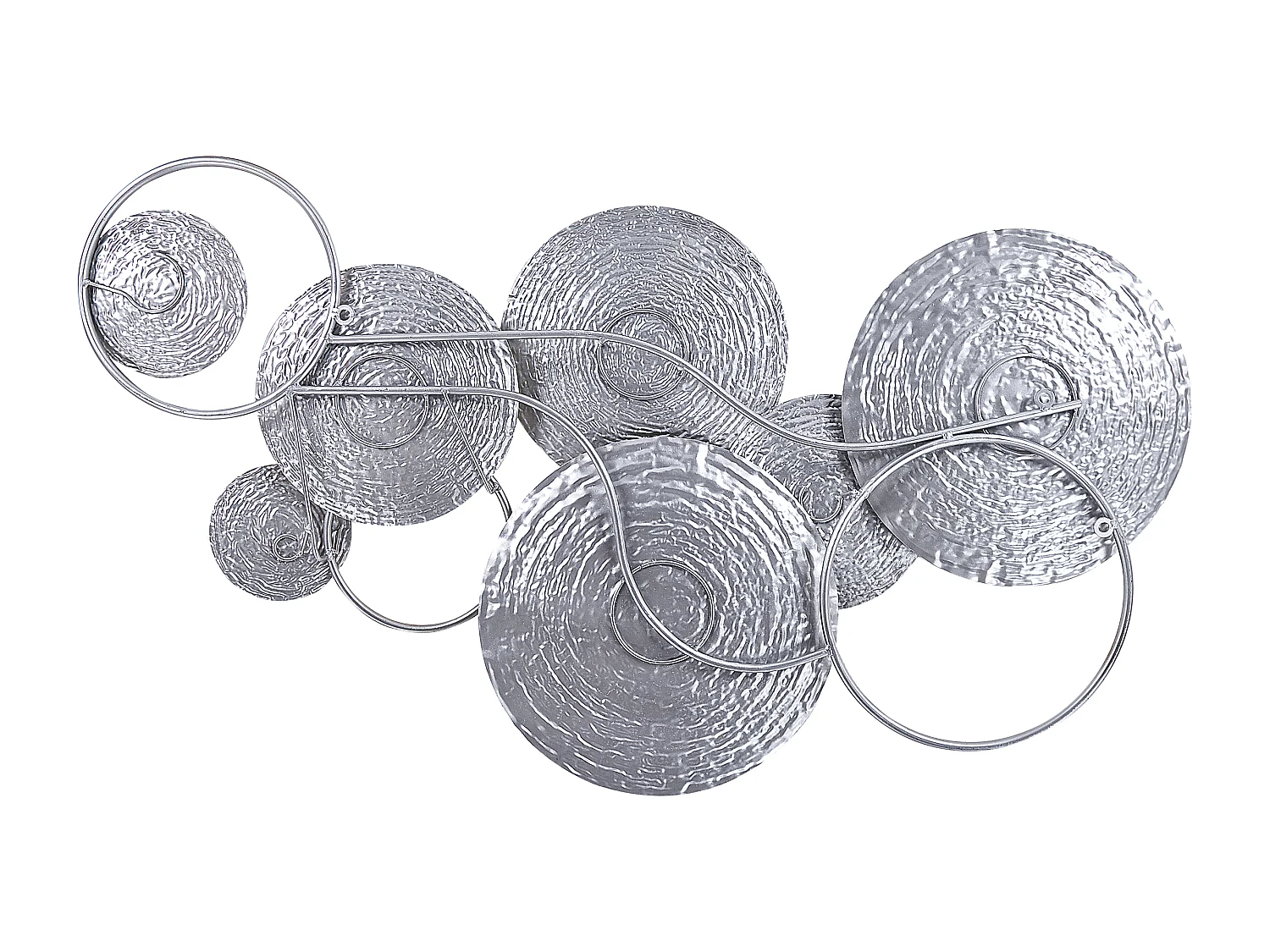 Dekoracja ścienna VANADIUM Metal 60 cm Złoty