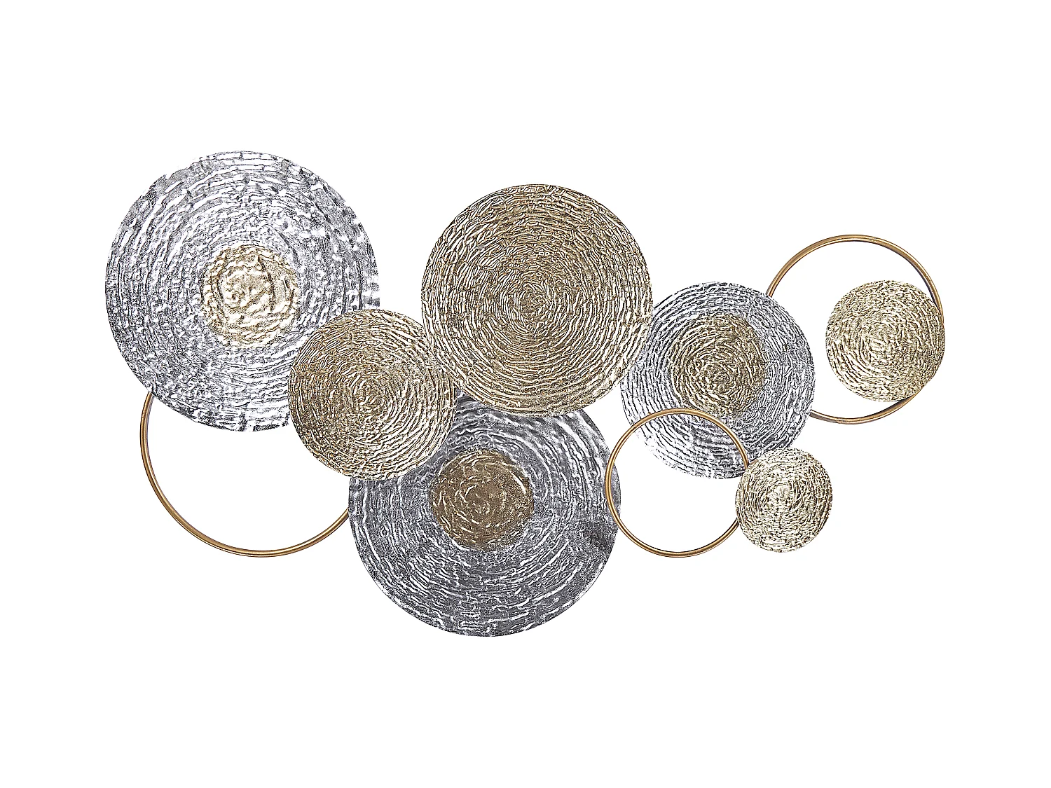 Décoration murale VANADIUM Métal 60 cm Doré