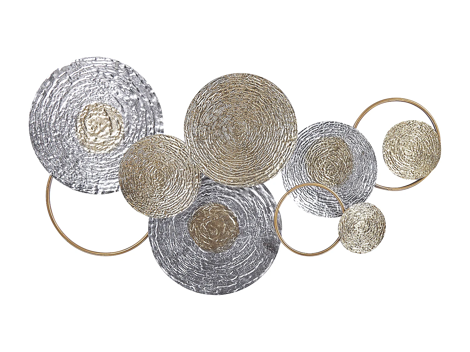 Décoration murale VANADIUM Métal 60 cm Doré