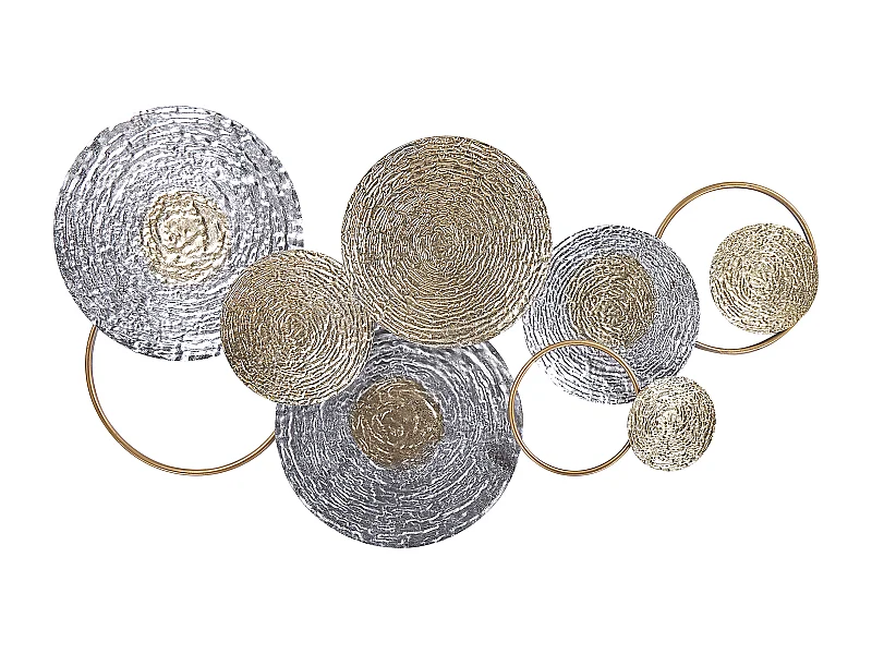 Wanddecoratie VANADIUM Metaal 60 cm Goud