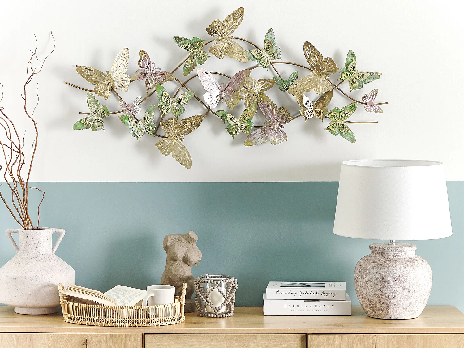 Wanddecoratie GALLIUM Metaal 53 cm Multicolor