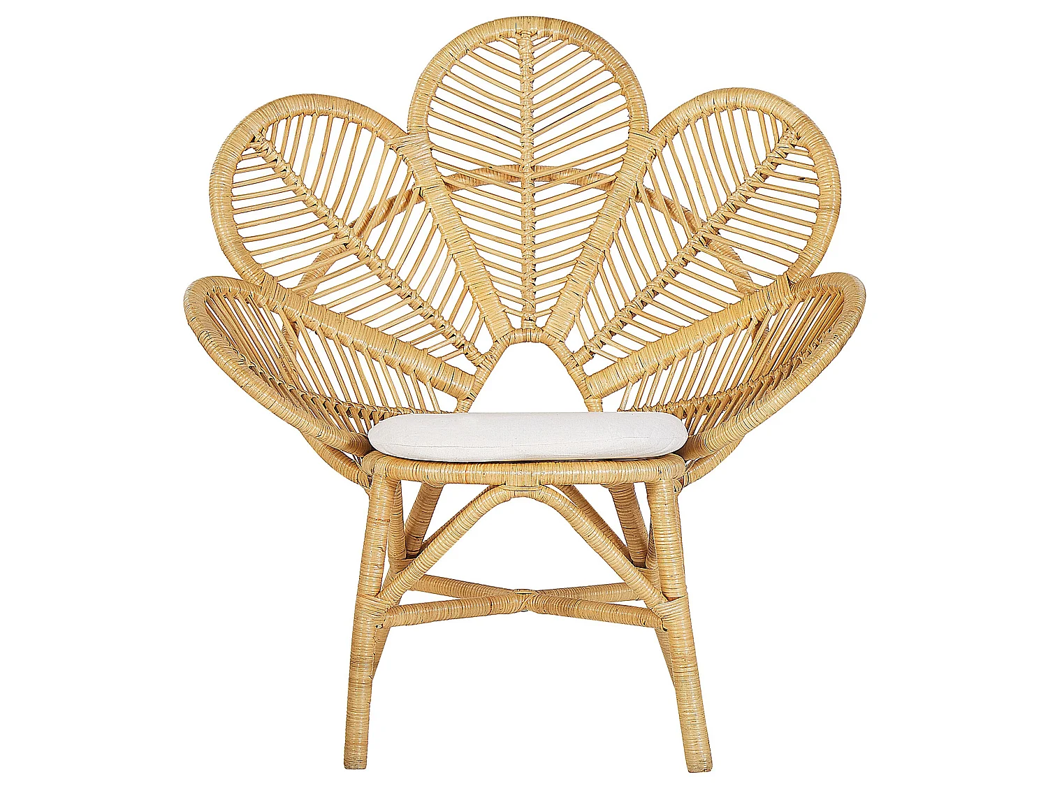 Chaise paon FLORENTINE Rotin Naturel