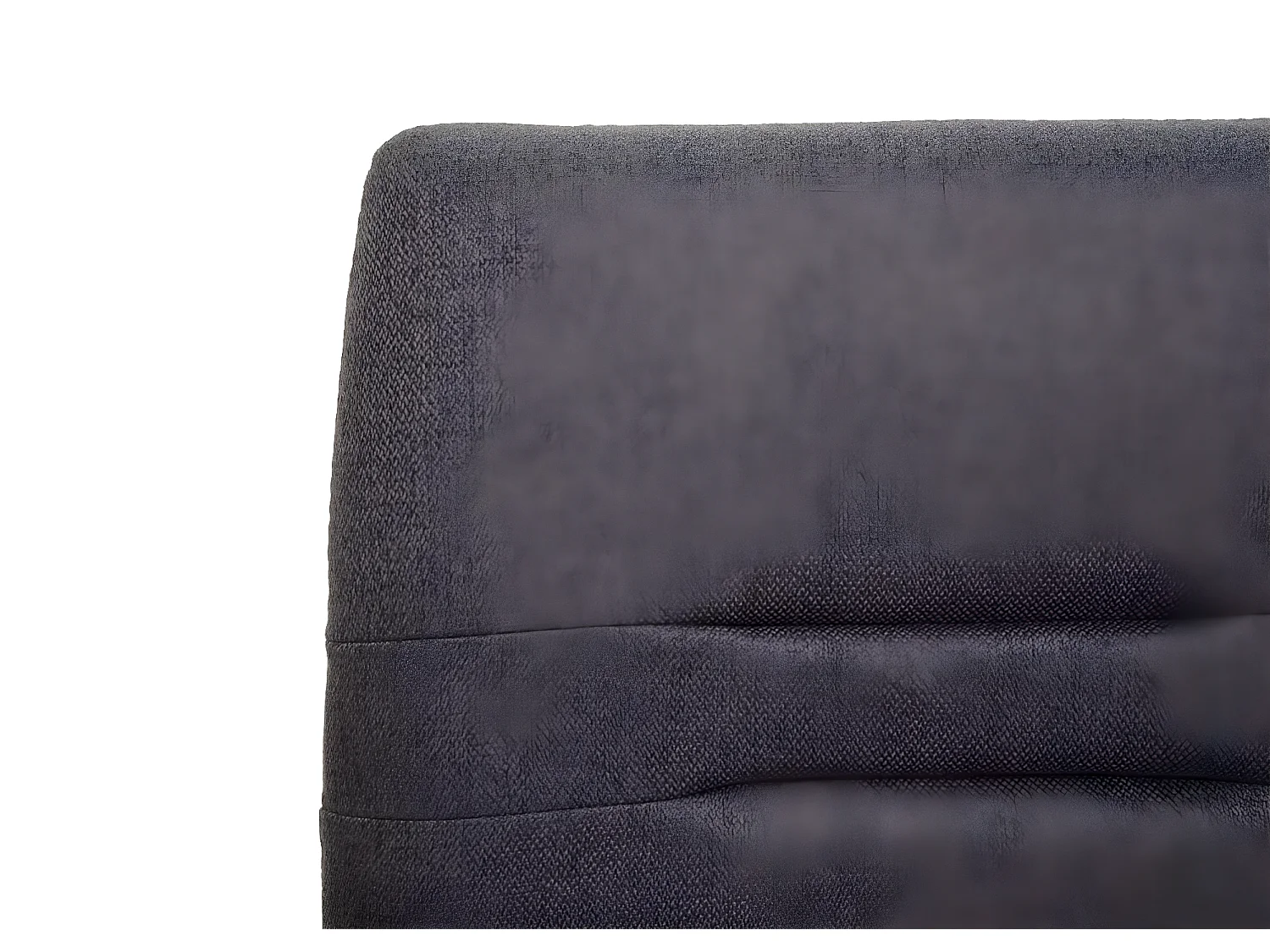 2x Chaise de salle à manger HWC-H70, chaise de cuisine, balancant, tissu, acier inoxydable brossé - gris-brun