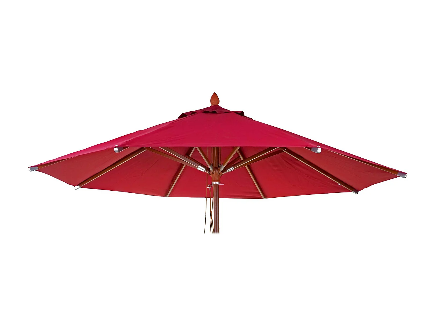 Telo copertura ricambio per ombrelloni rotondi HWC-C57 tessuto 300g/m² Ø 4m bordeaux