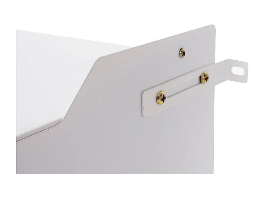 Meuble sous machine à laver HWC-E50, estrade, piédestal, châssis, tiroir 33x61x62cm blanc