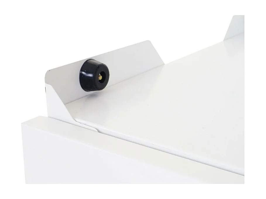 Meuble sous machine à laver HWC-E50, estrade, piédestal, châssis, tiroir 33x61x62cm blanc