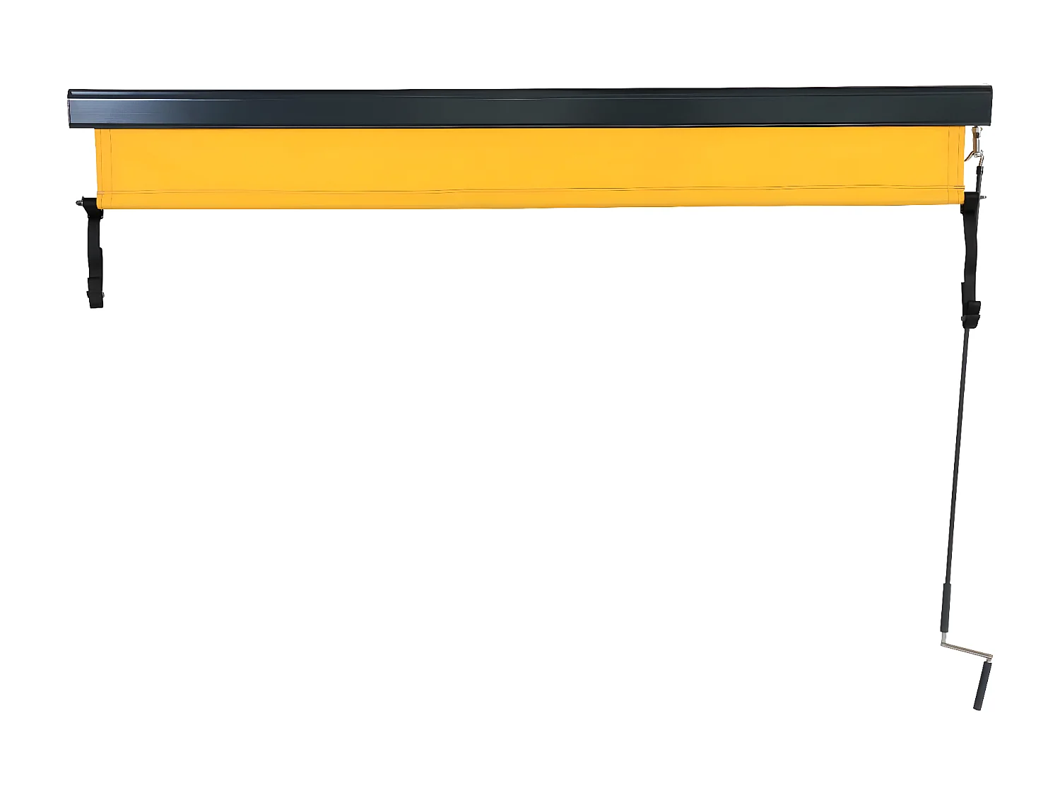 Tenda da sole verticale avvolgibile per finestra MCW-F42 180x250cm giallo