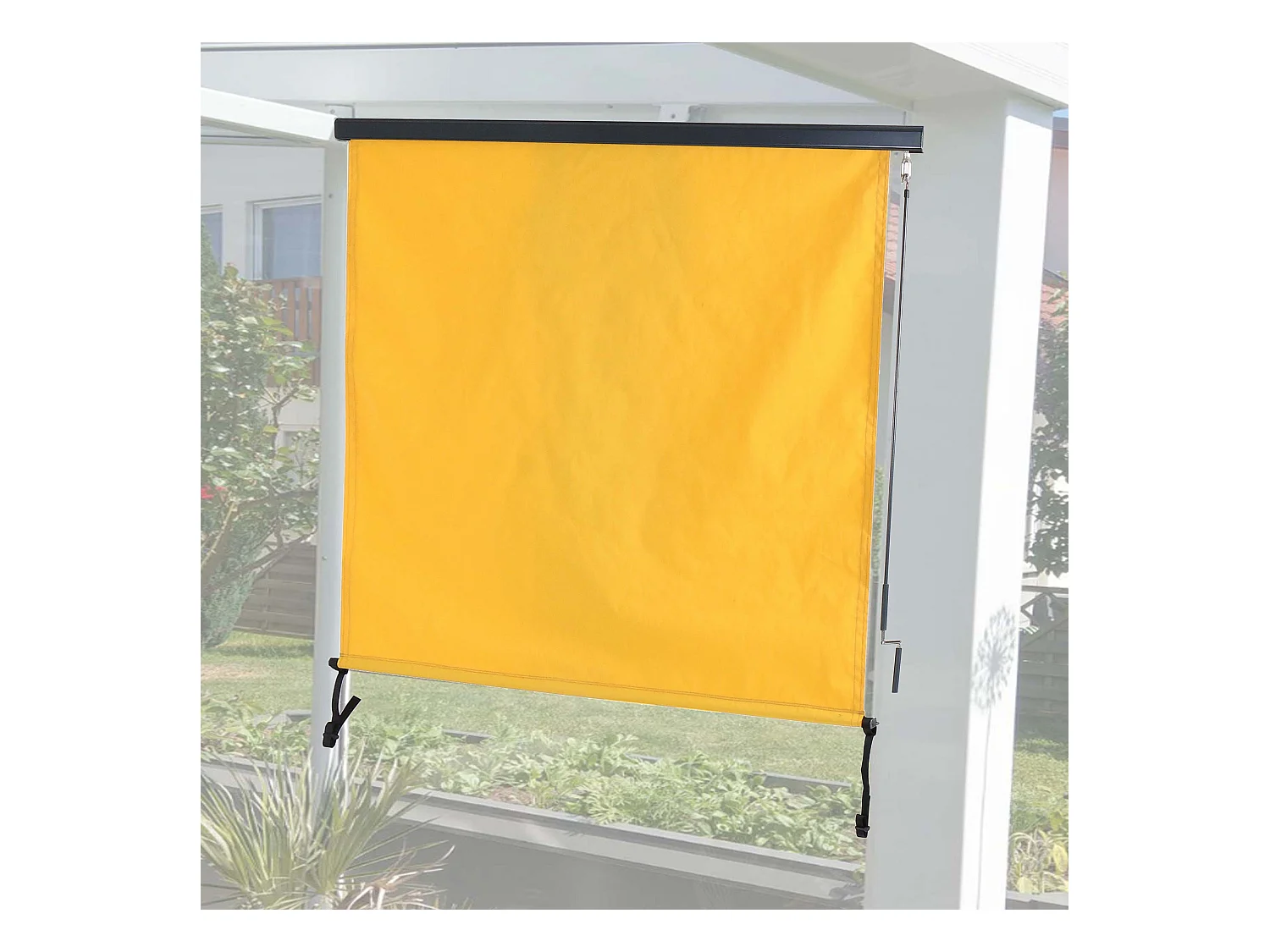 Store vertical MCW-F42,  250x180cm, jaune