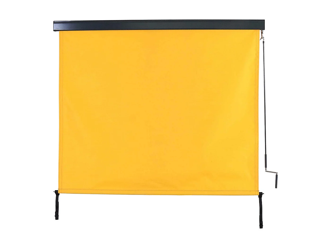 Markiza pionowa MCW-F42,  250x180 cm, żółta