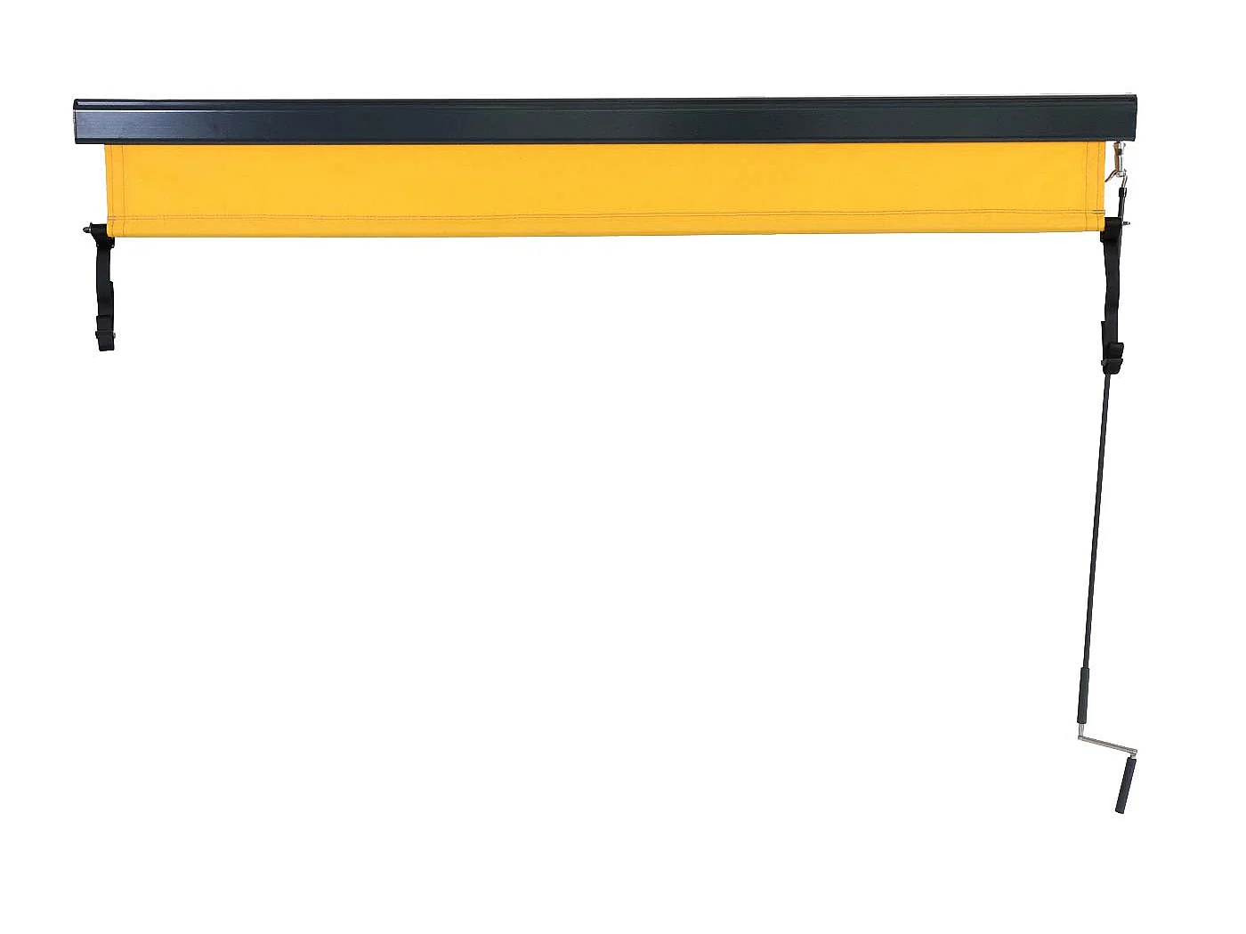 Markiza pionowa MCW-F42,  250x180 cm, żółta