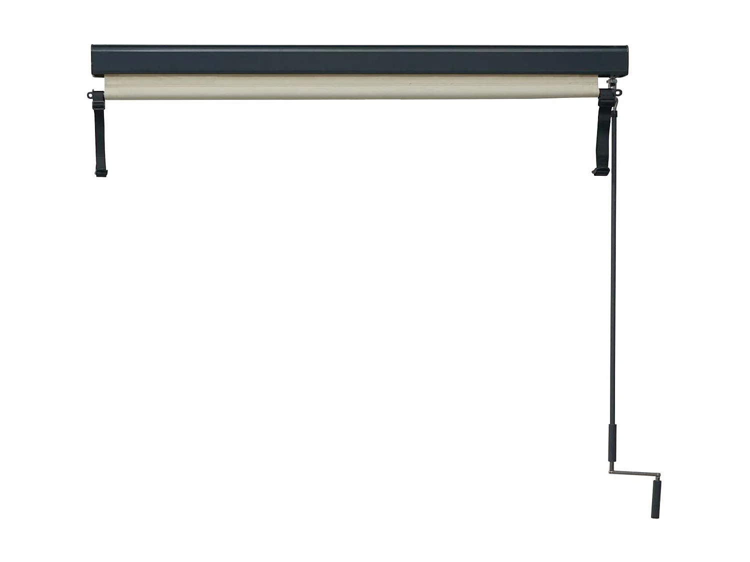 Store vertical MCW-F42,  250x180 cm, crème-beige