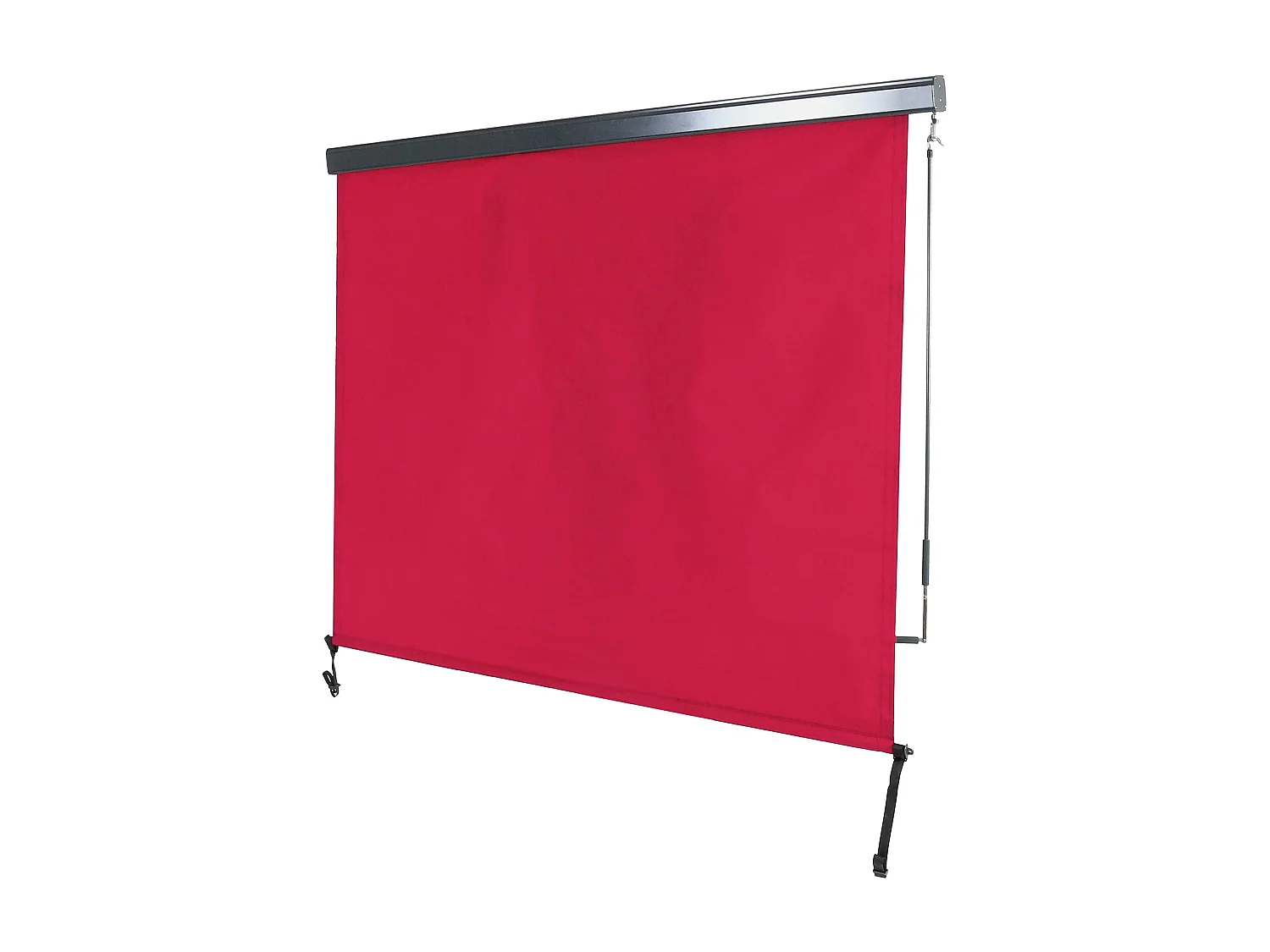 Tenda da sole verticale avvolgibile per finestra MCW-F42 180x250cm rosso bordeaux