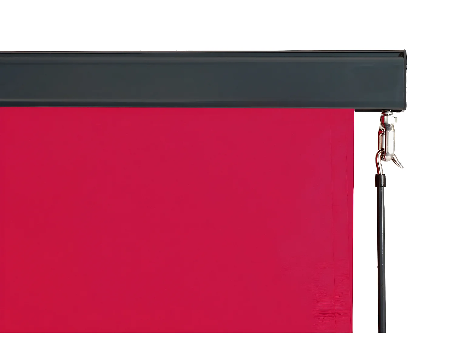 Tenda da sole verticale avvolgibile per finestra MCW-F42 180x250cm rosso bordeaux