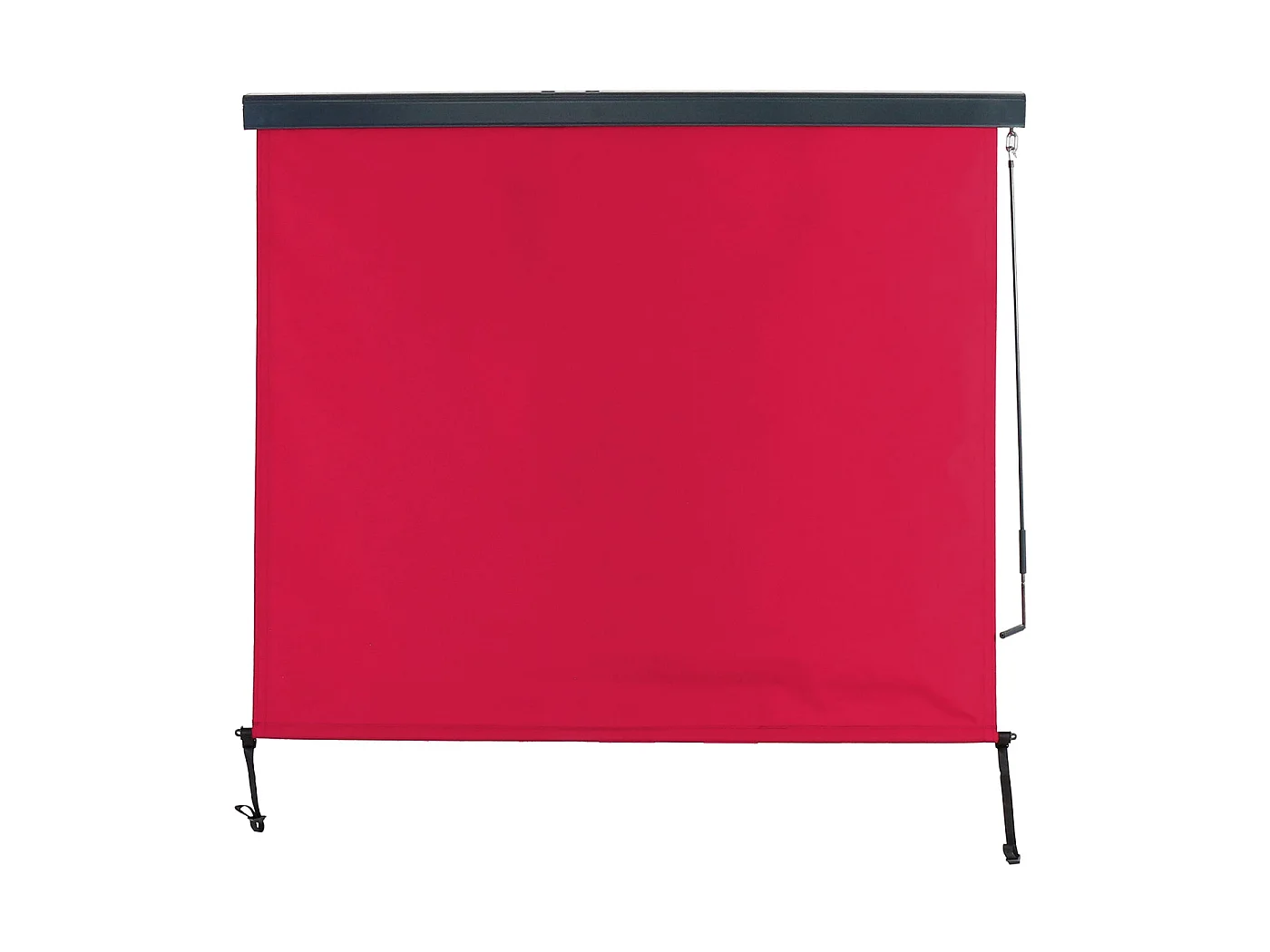 Markiza pionowa MCW-F42,  250 x 180 cm, bordowo-czerwona