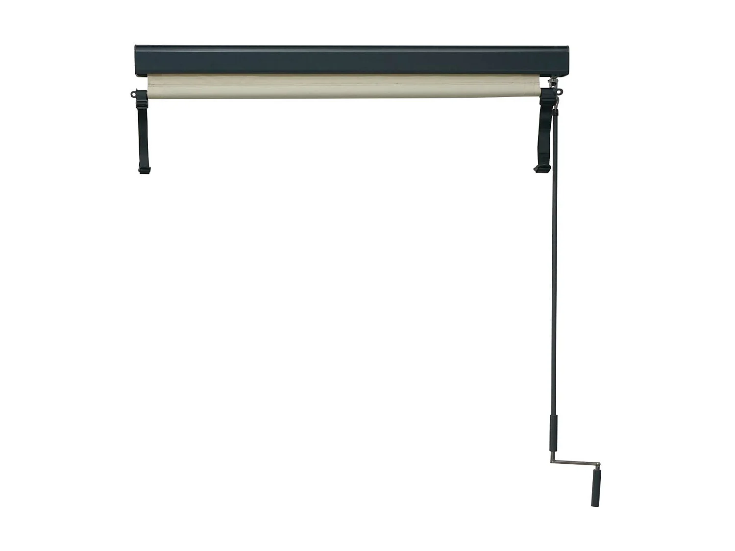 Verticale zonwering MCW-F42,  250x140cm, crème-beige