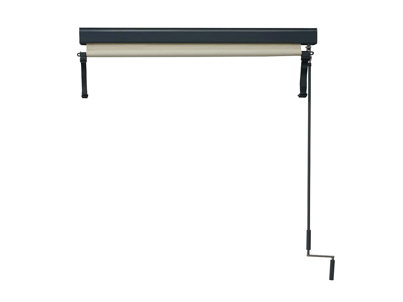 Verticale zonwering MCW-F42,  250x140cm, crème-beige