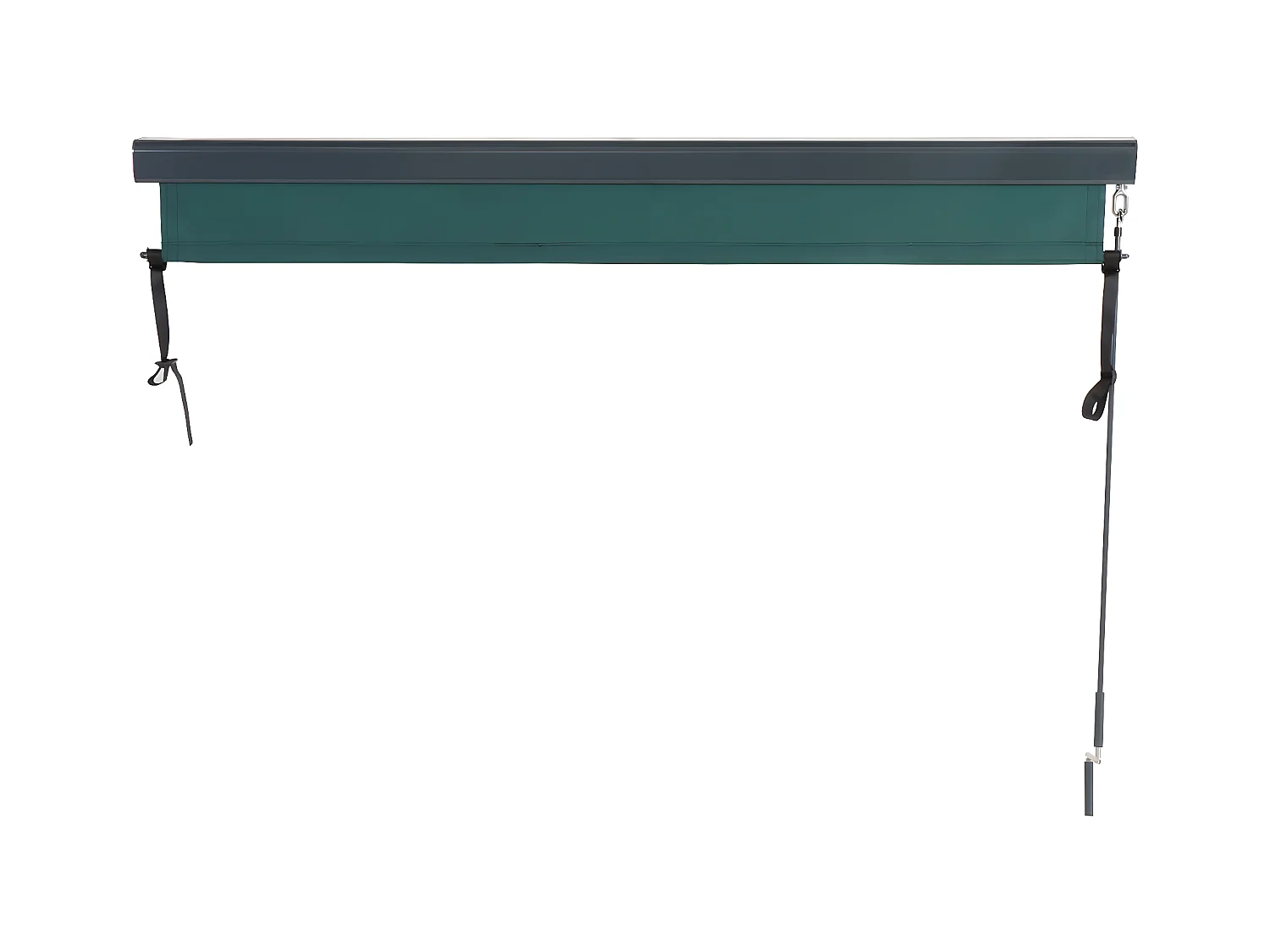 Verticale luifel MCW-F42,  250x180cm, blauwgroen