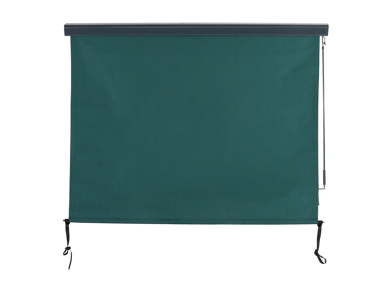Toldo vertical MCW-F42,  250 x 180 cm, azul verdoso
