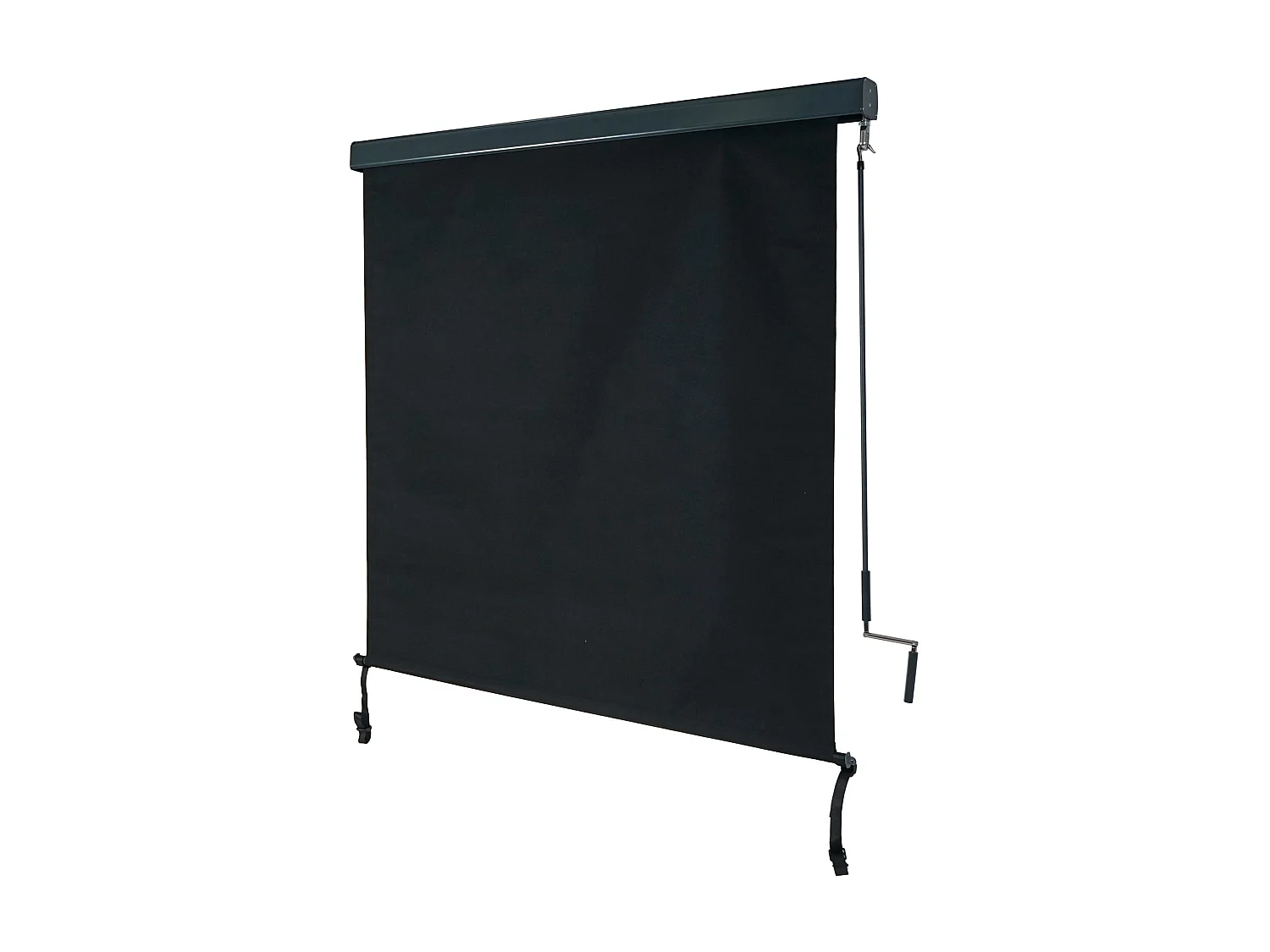 Tenda da sole verticale avvolgibile per finestra MCW-F42 140x250cm antracite