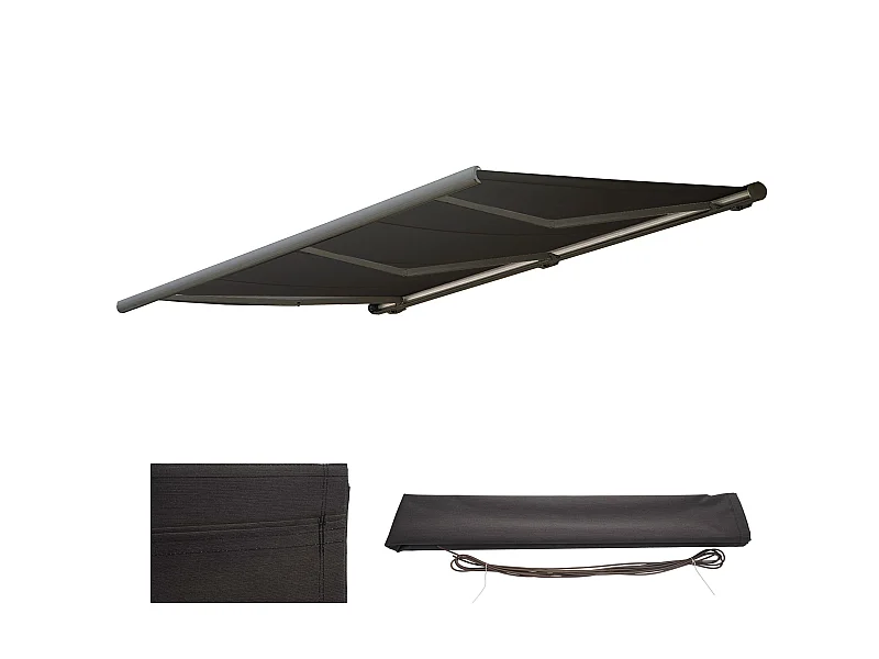 Wymienne poszycie do markizy H122,  Poliester antracytowy