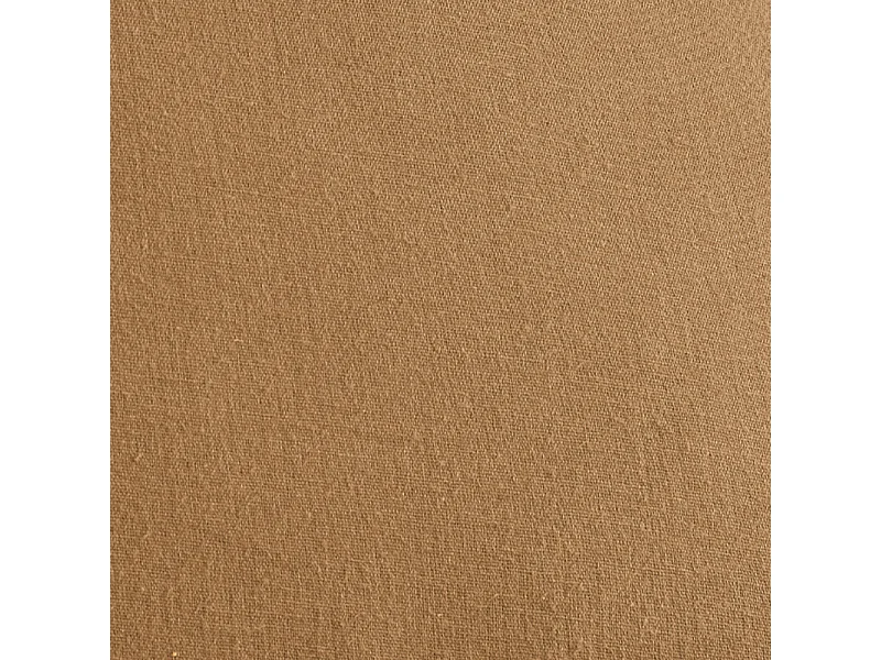 Housse de traversin L. 185 cm double gaze de coton camel - PEPA 3