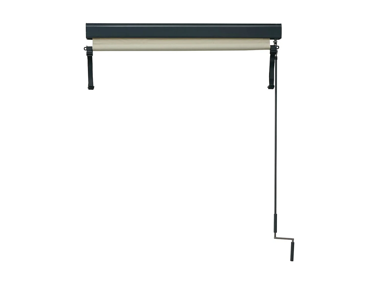 Store vertical MCW-F42,  250x100 cm, crème -beige