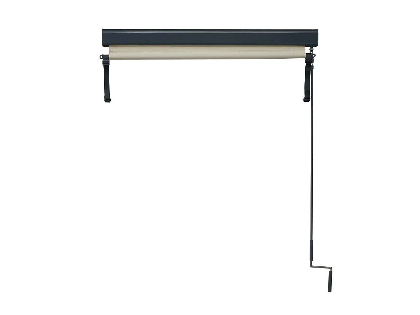 Markiza pionowa MCW-F42,  250x100 cm, kremowo-beżowa