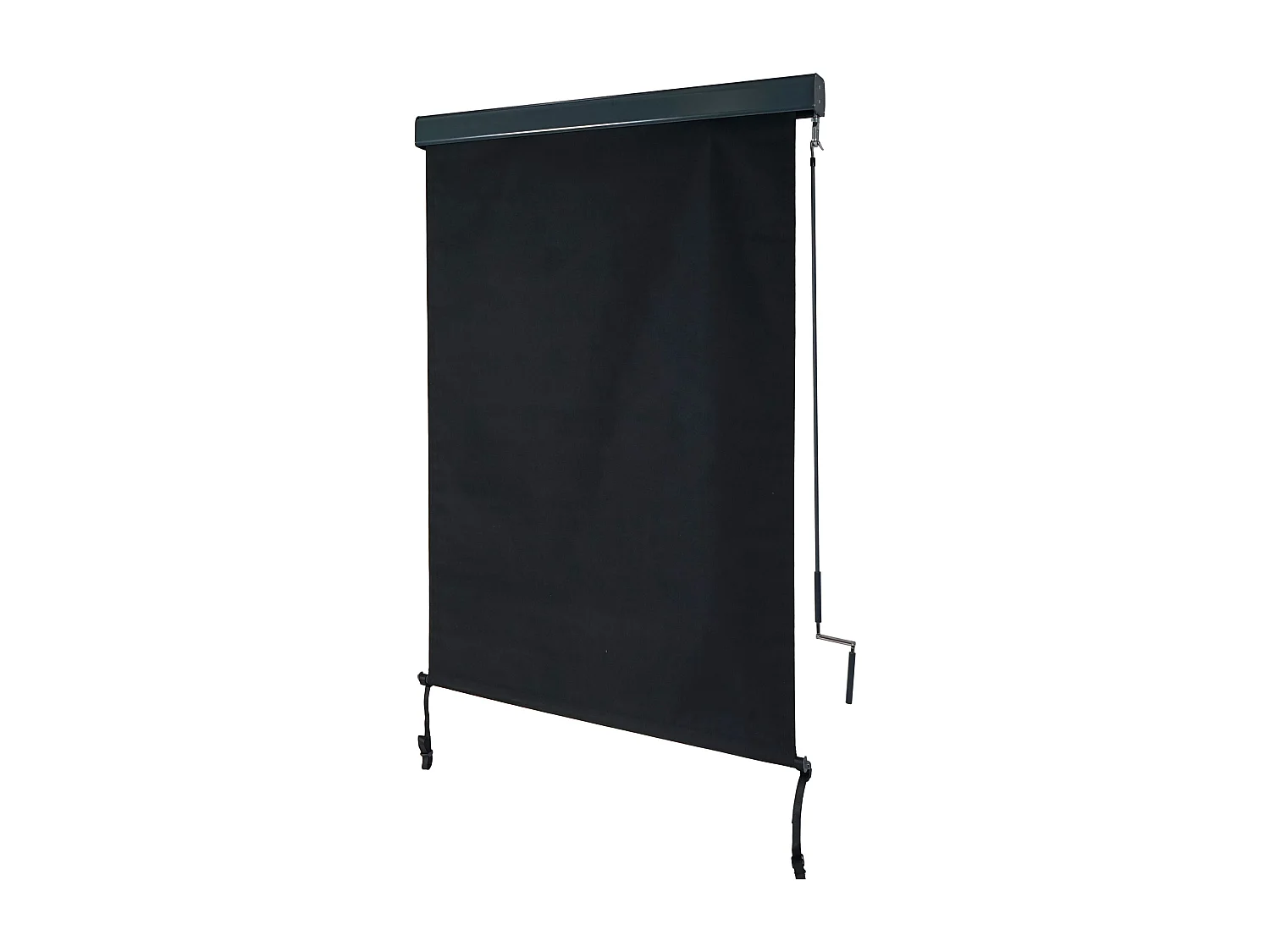 Tenda da sole verticale avvolgibile per finestra MCW-F42 100x250cm antracite