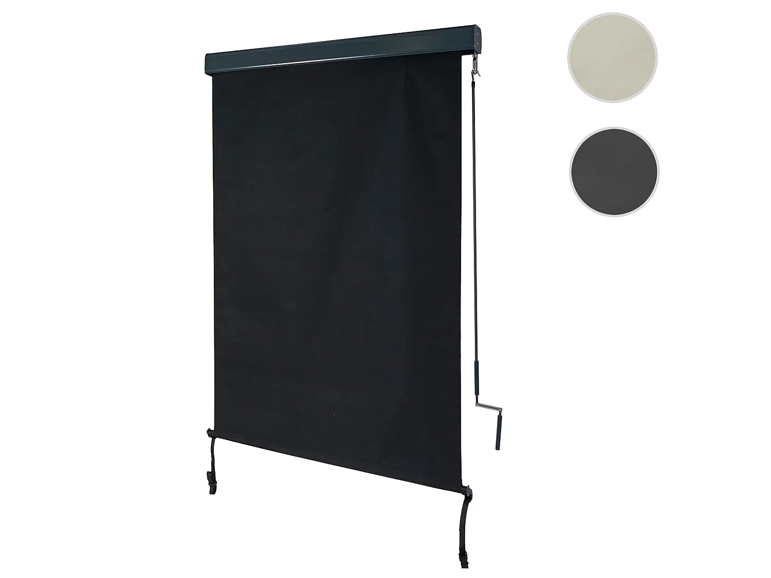 Markiza pionowa MCW-F42,  250x100cm, czarna
