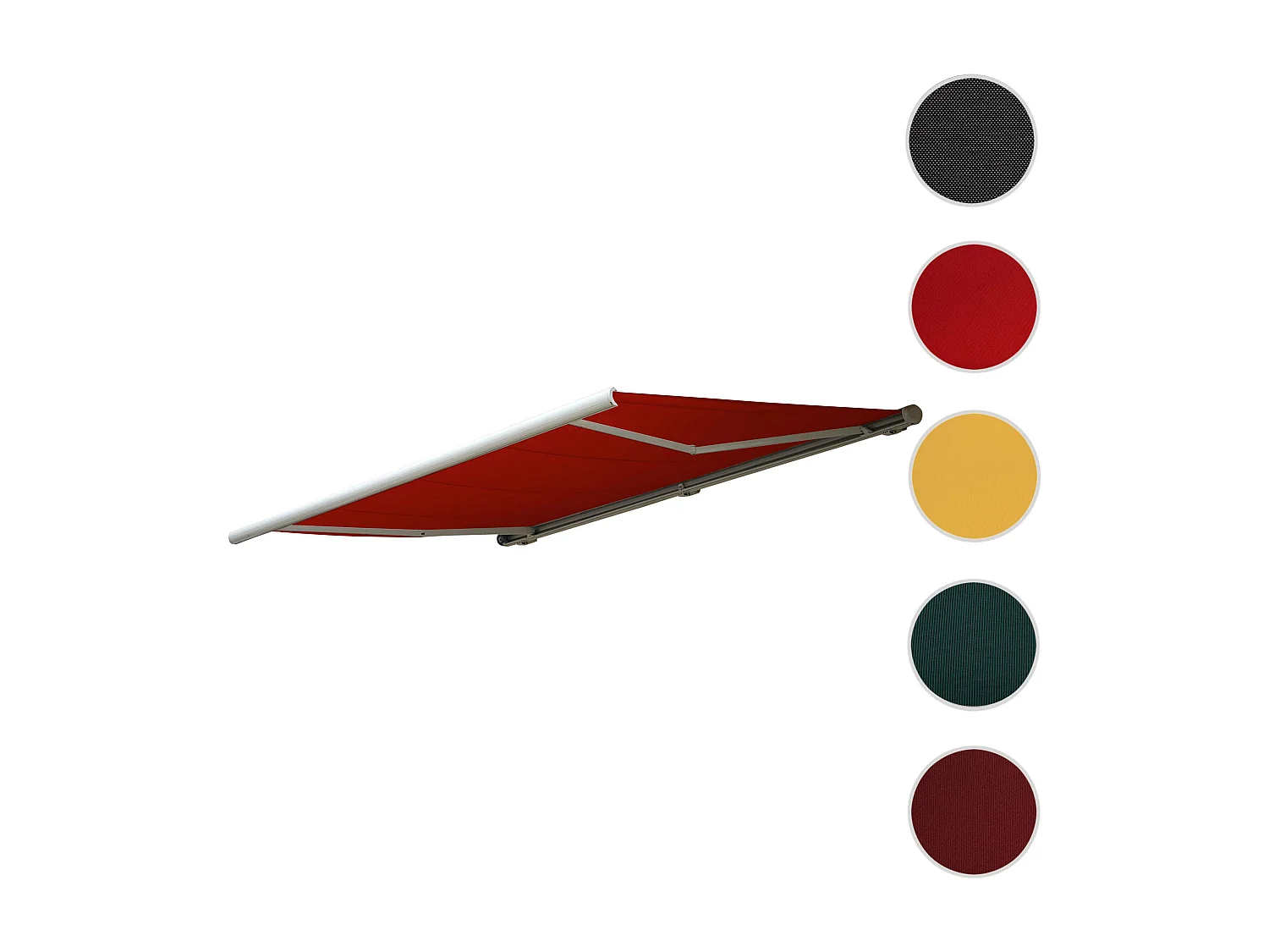 Ersatz-Bezug für Markise H124, Polyester bordeaux-rot