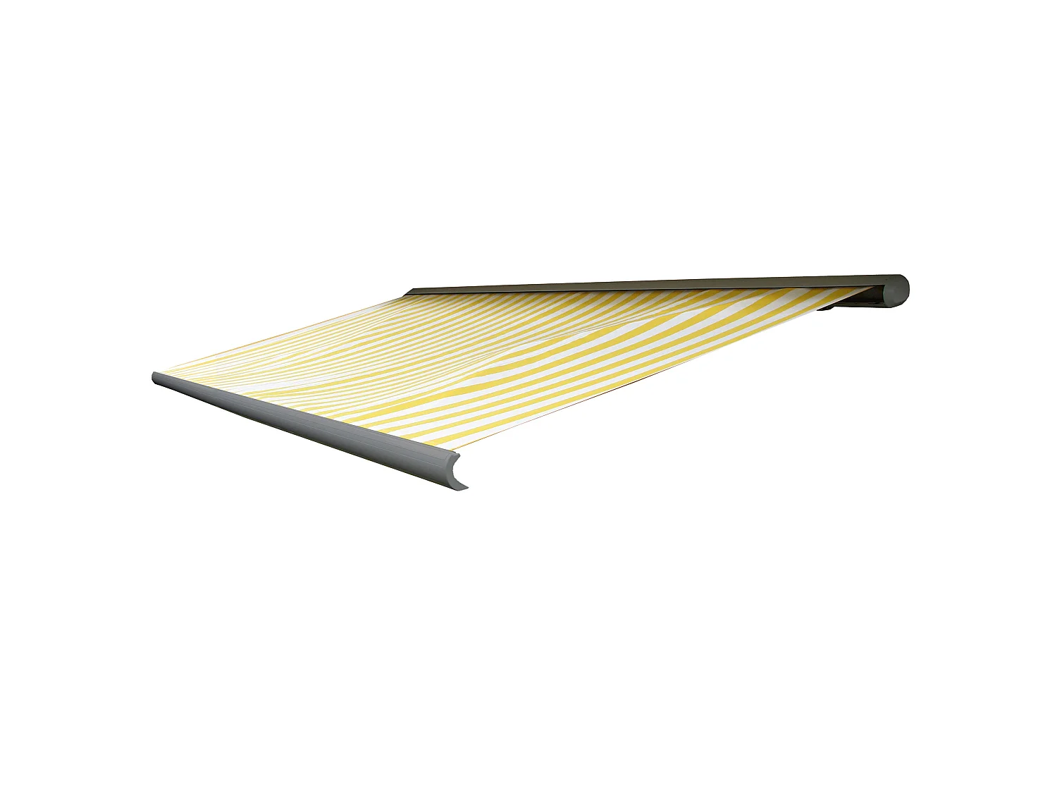 Toile de rechange pour store H124,  Polyester jaune-blanc