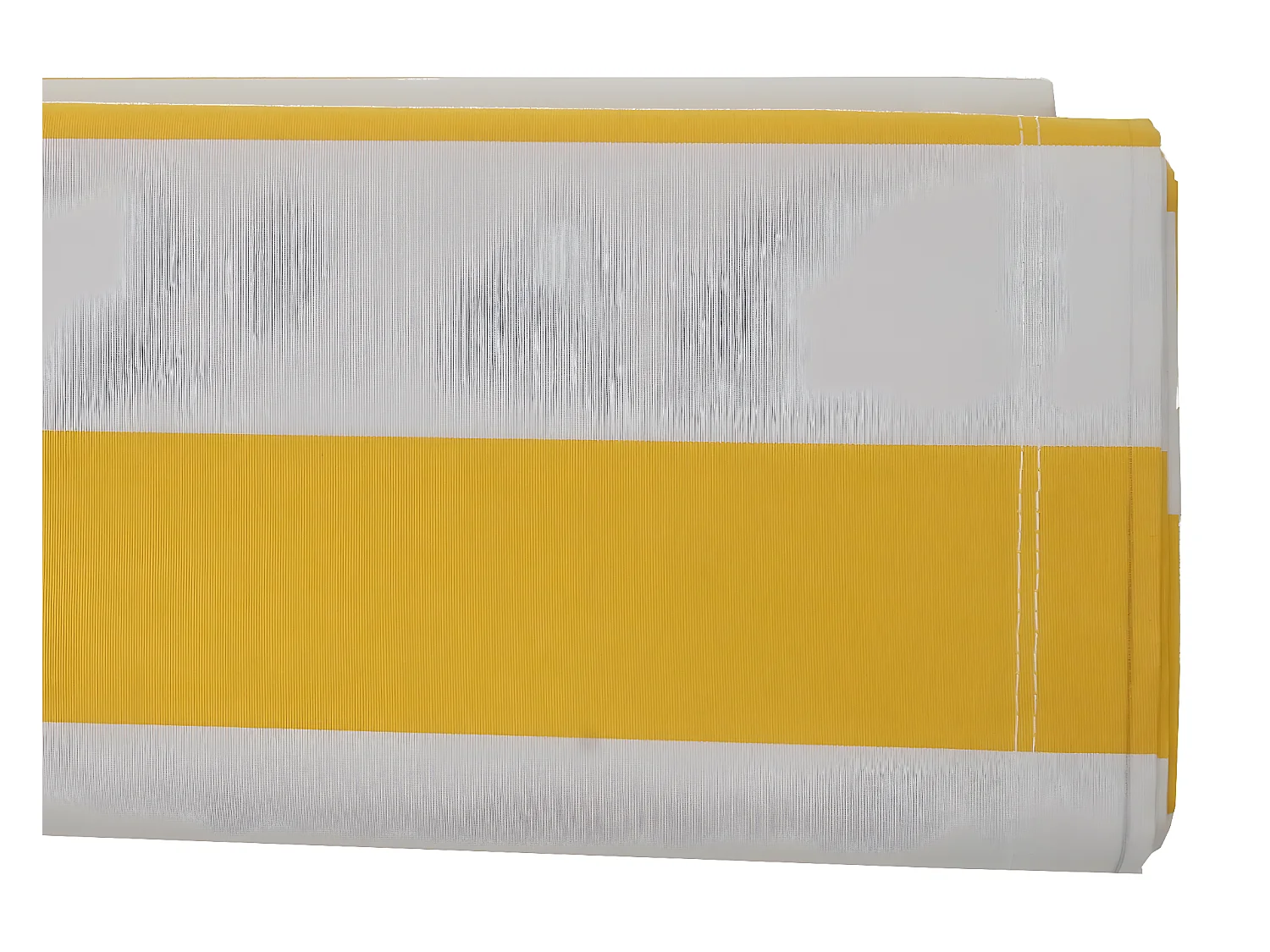 Toile de rechange pour store H124,  Polyester jaune-blanc