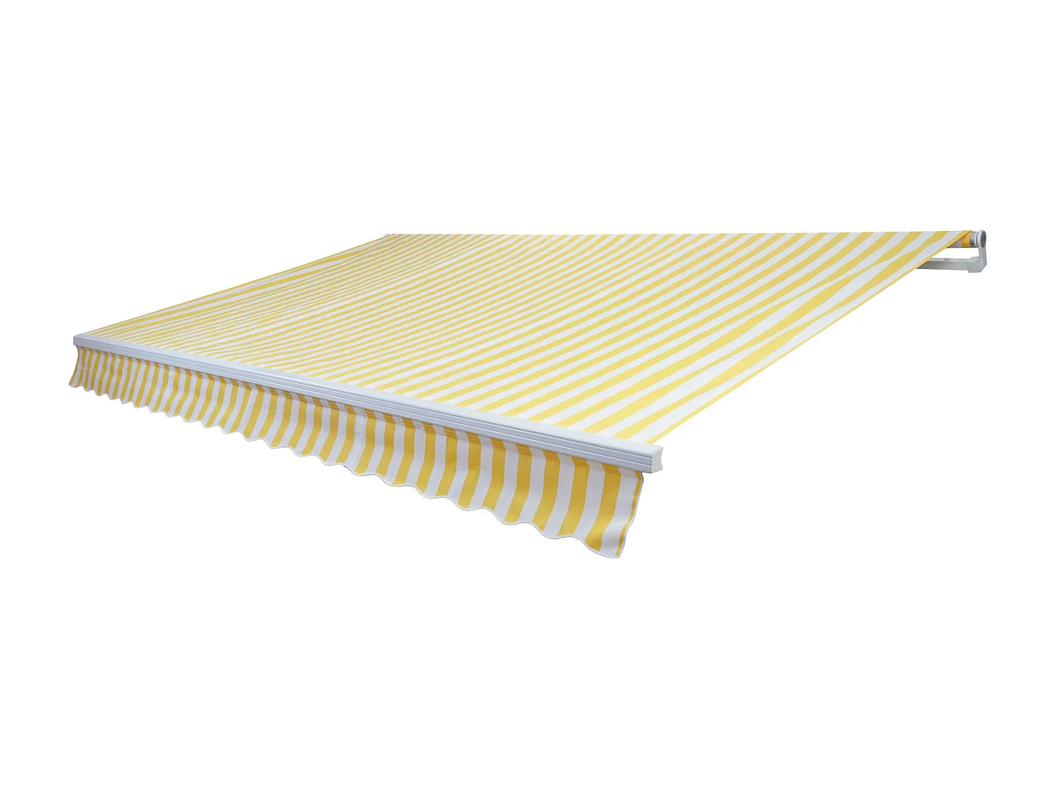 Toile de rechange pour store MCW-E49,  polyester jaune-blanc