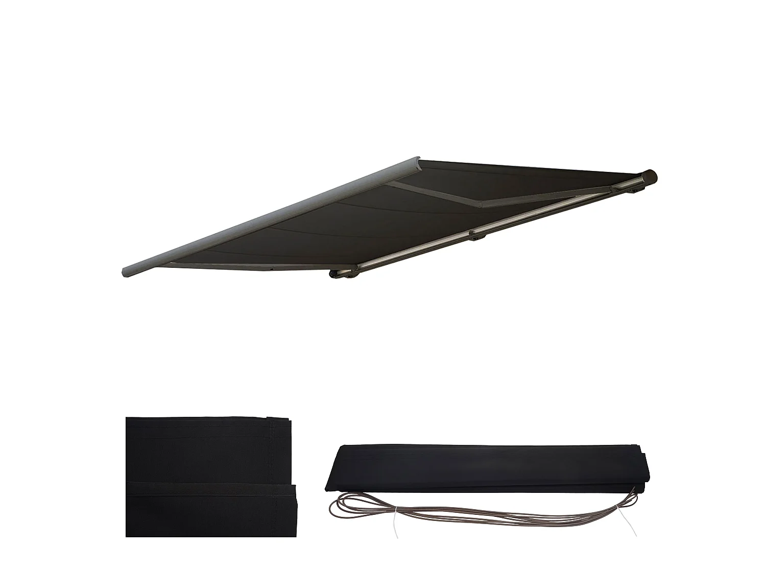 Cobertura de substituição para o toldo H124,  Acrílico antracite