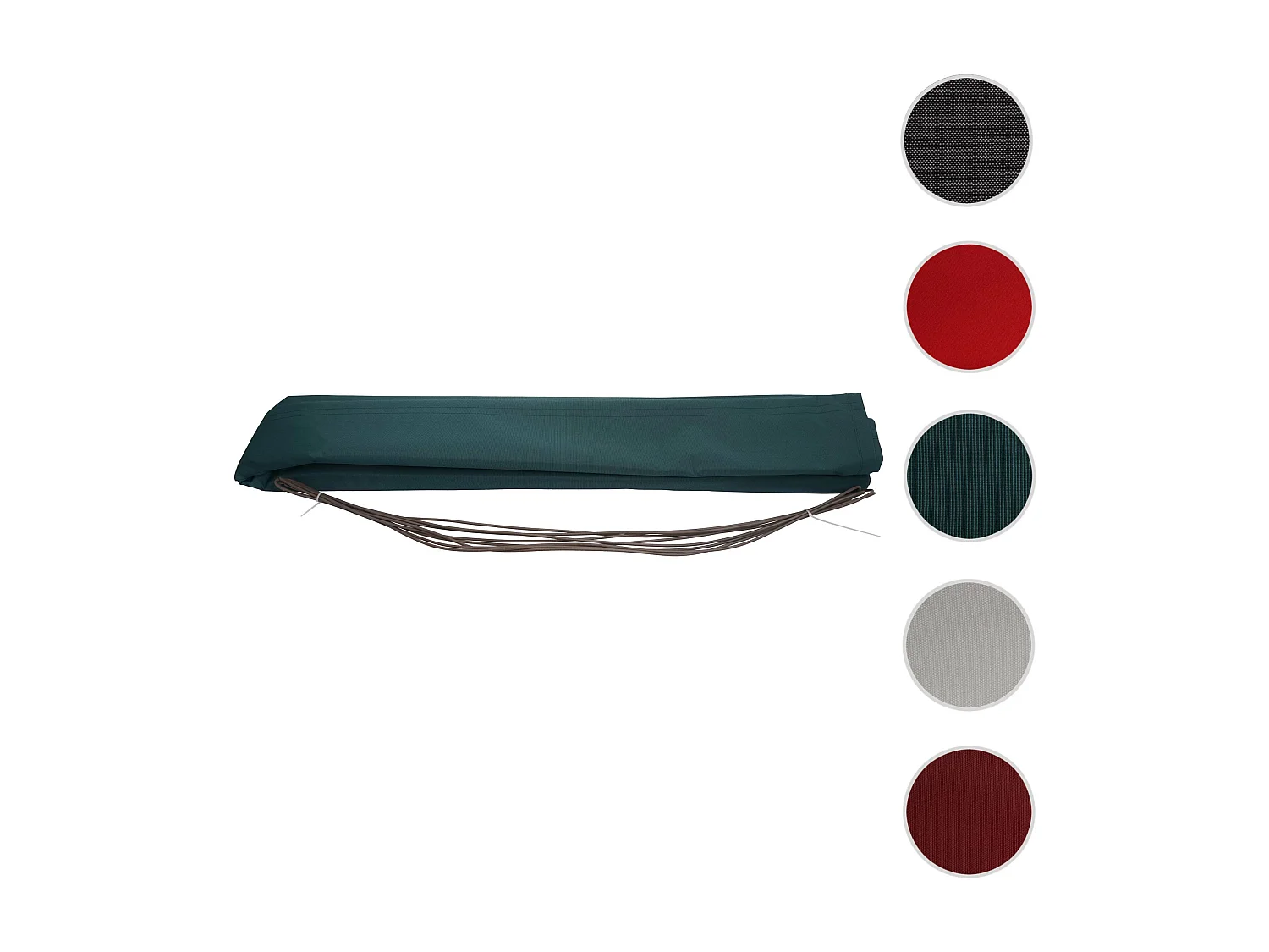 Vervangingshoes voor luifel MCW-H27,  Polyester blauwgroen