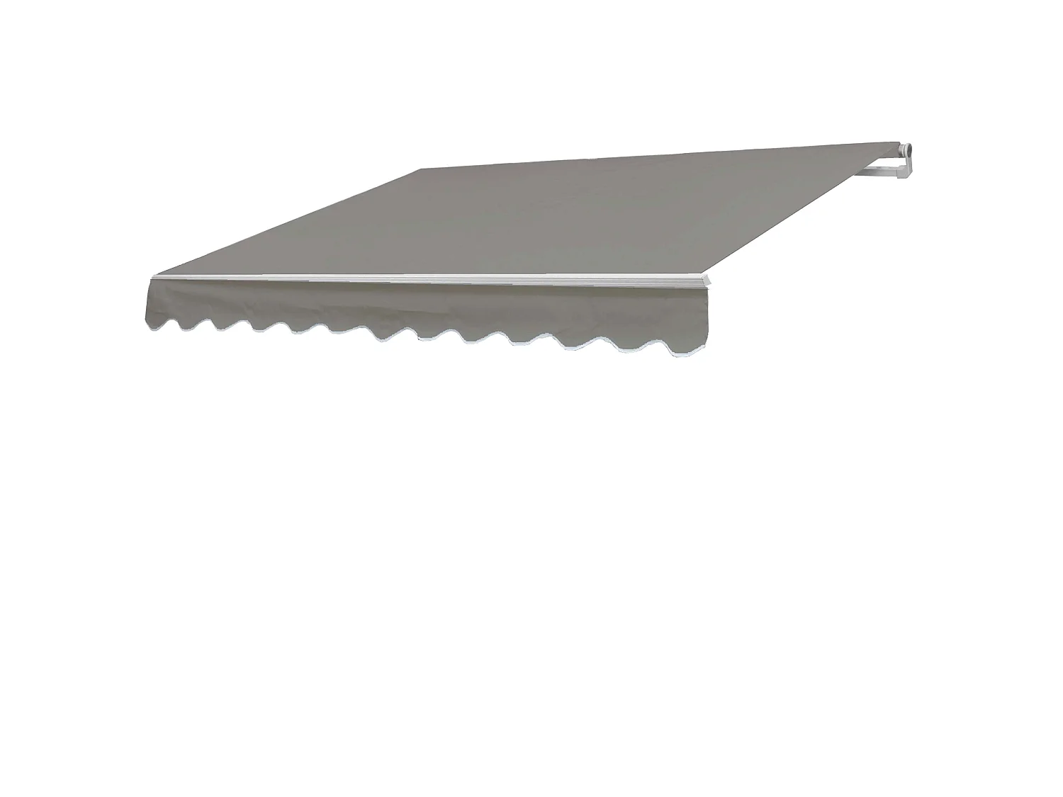 Vervangingshoes voor luifel H790,  polyester grijsbruin