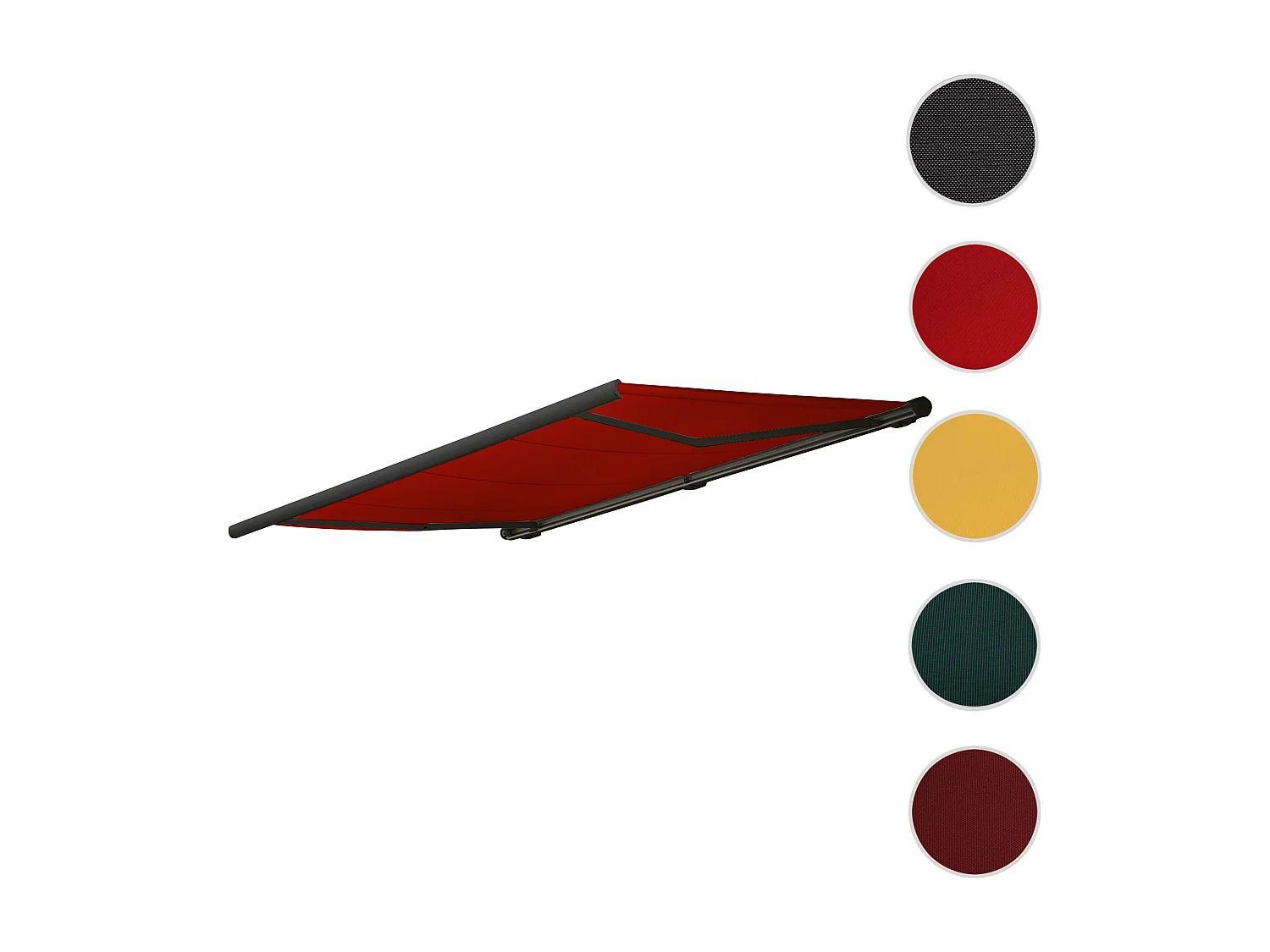 Cobertura de substituição para o toldo H124,  Acrílico vermelho bordeaux