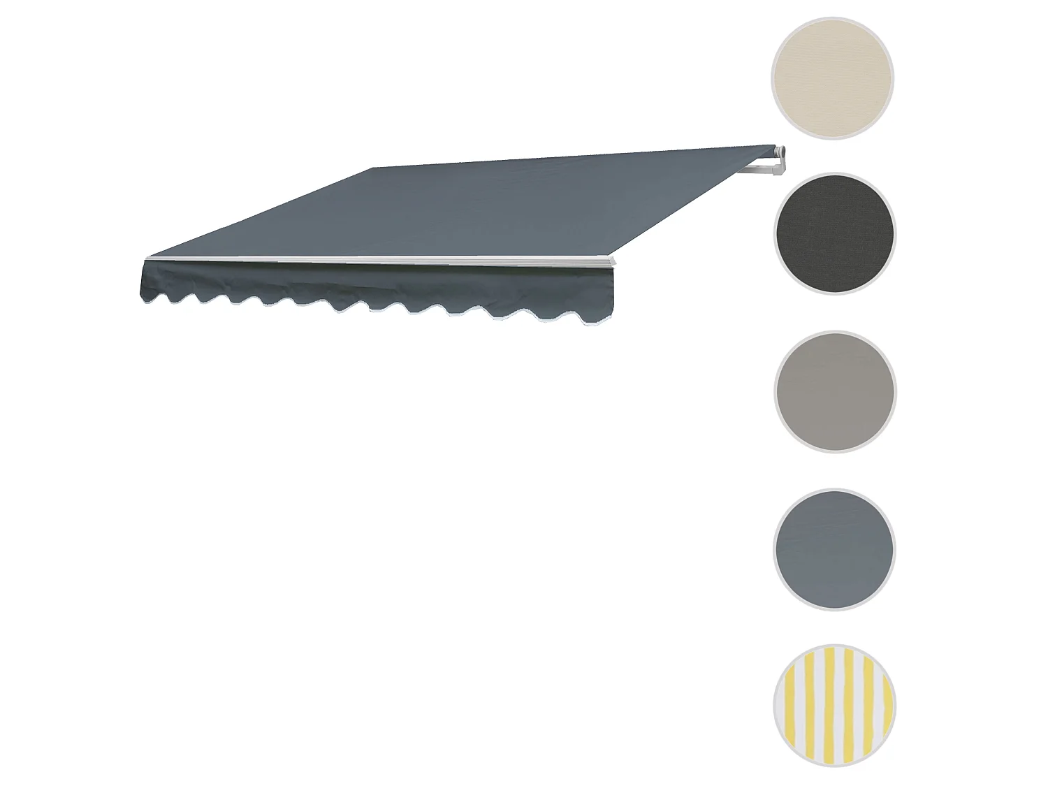 Toile de rechange pour store MCW-E31,  Acryle gris