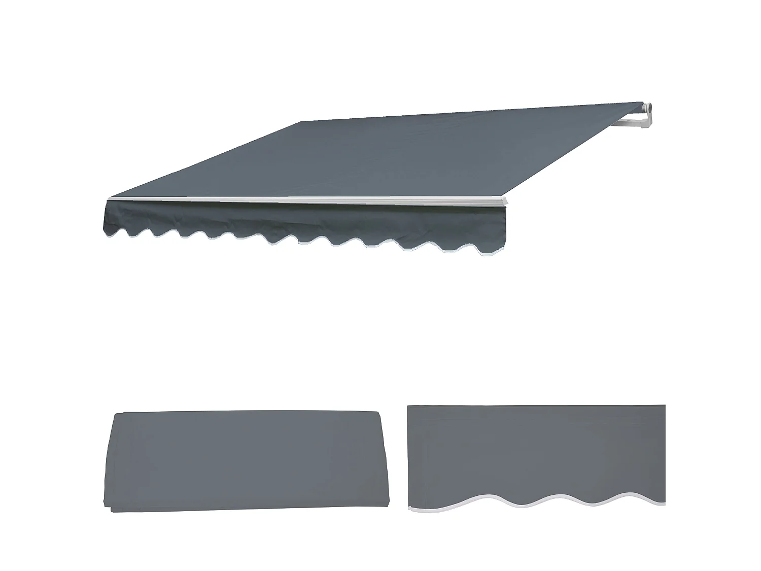 Funda de recambio para toldo H790,  Gris acrílico