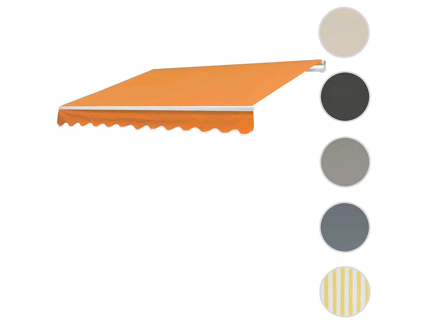 Vervangingshoes voor luifel MCW-E49,  Polyester terracotta