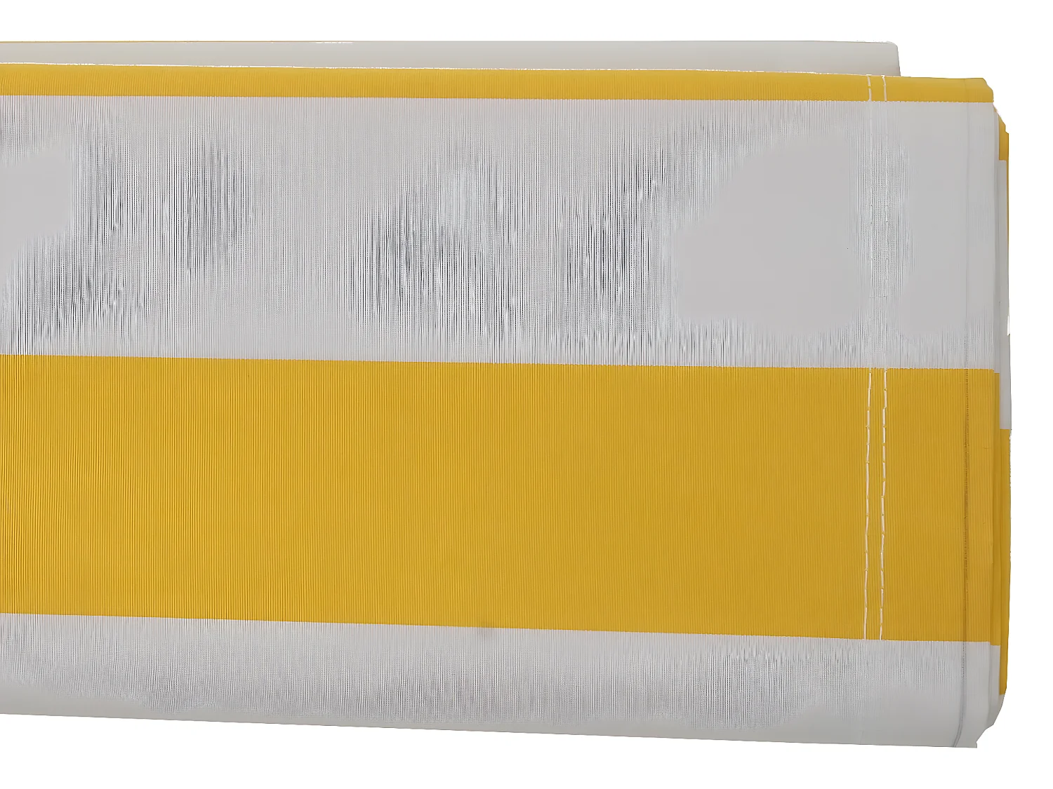 Cobertura de substituição para o toldo H123,  Poliéster amarelo-branco